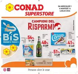 Anteprima del volantino Conad - Campioni del risparmio valido a partire dal 30/06/2026