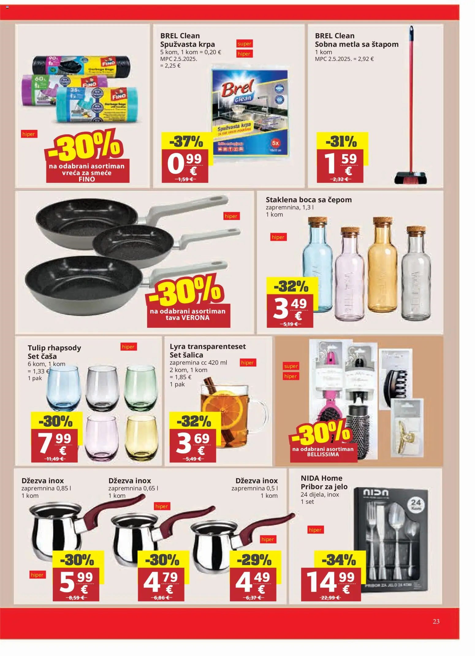 Ribola katalog | vrijedi od 07.09.2026 | Stranica: 23 | Proizvodi: Krpa, Metla, Dzezva, Tava