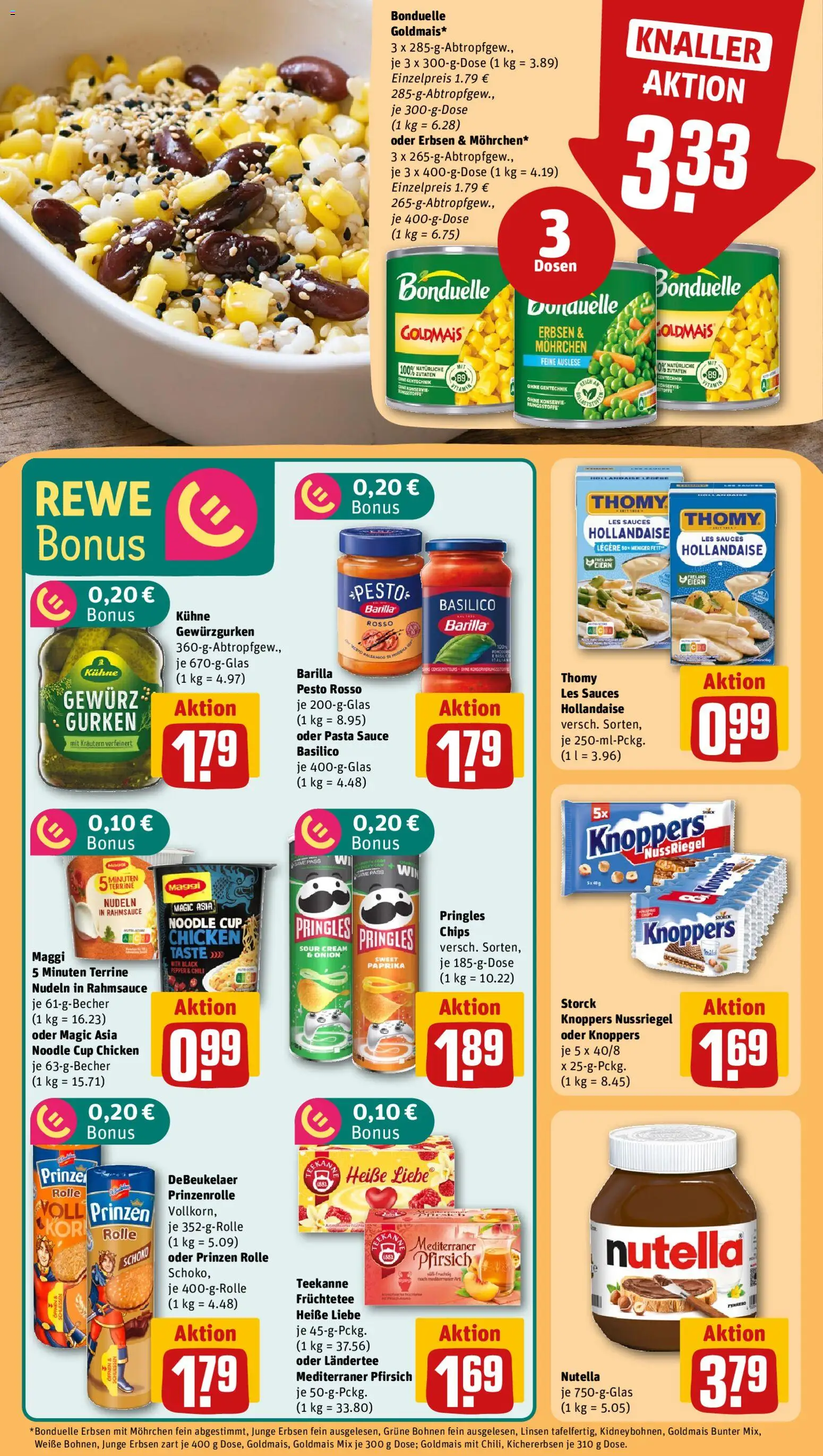 Rewe Prospekt 	 – gültig ab 11.05.2026 | Seite: 15 | Produkte: Nutella, Pfirsich, Pasta, Pringles