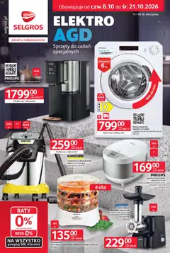 Pogląd oferty "Selgros cash&carry gazetka - Elektro" - ważna od 08.10.2026
