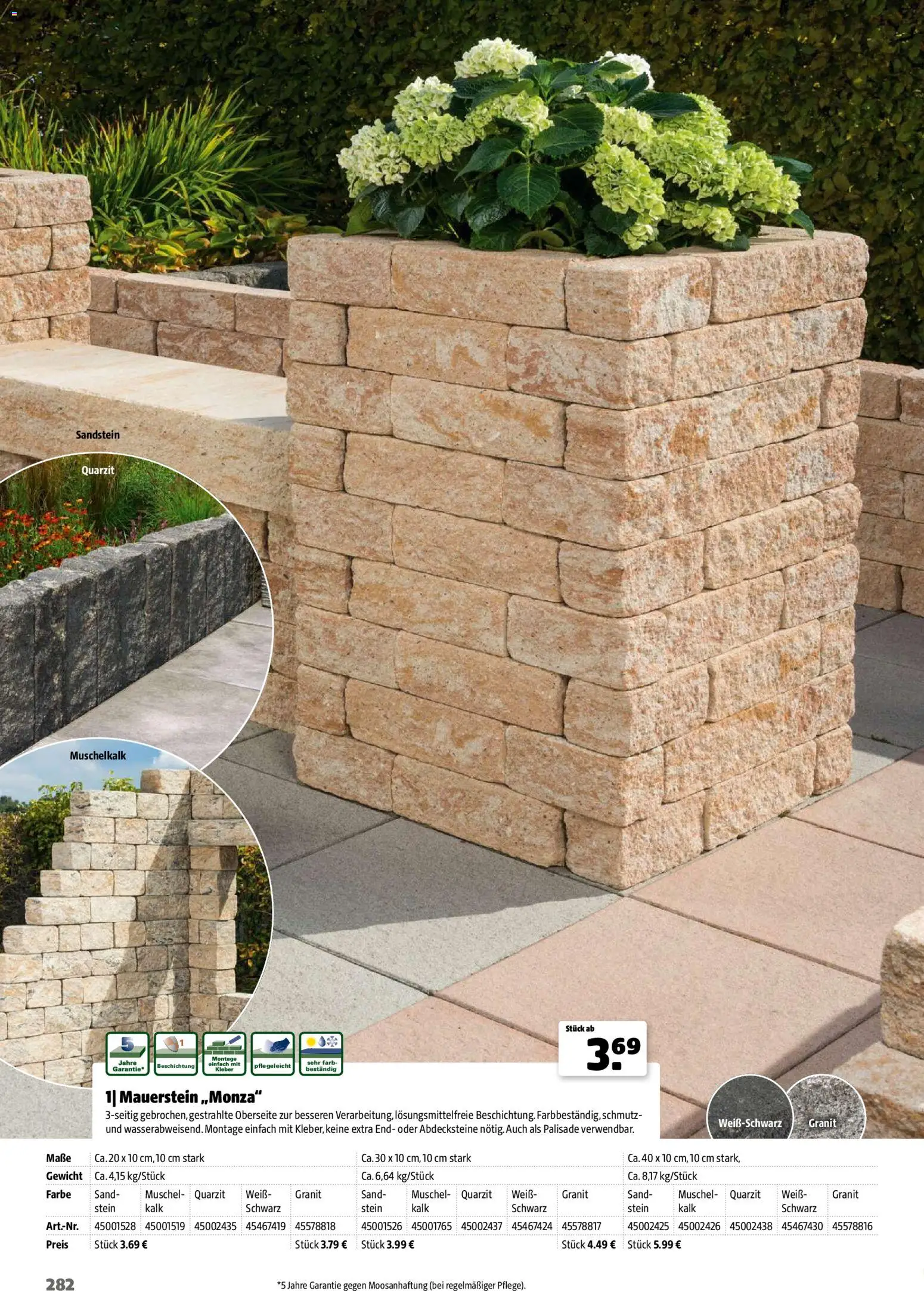 Hagebau Gartenjahr gültig ab 13.03.2026 | Seite: 282 | Produkte: Gewicht