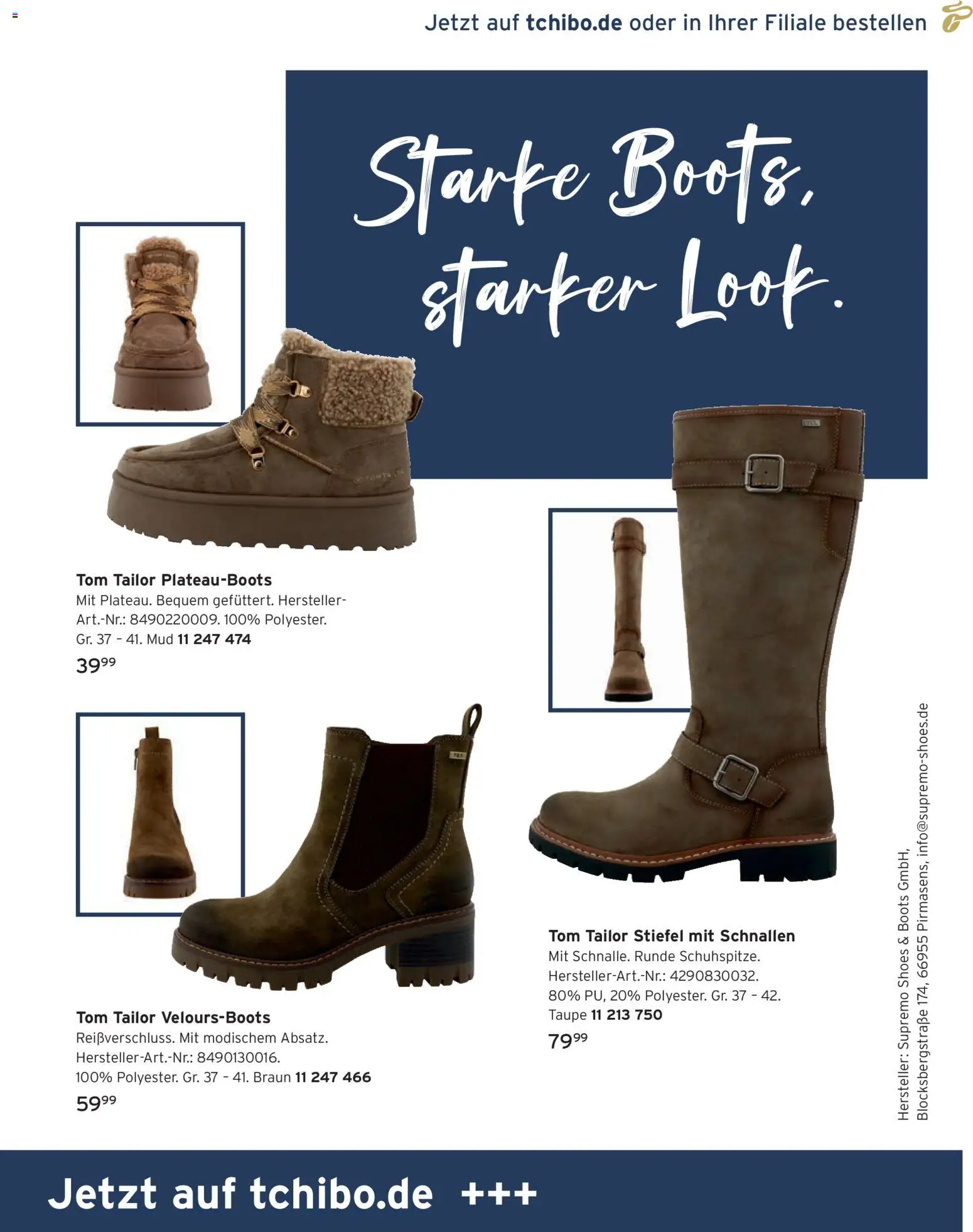 Angebote Tchibo – gültig ab 08.10.2026 | Seite: 143 | Produkte: Stiefel
