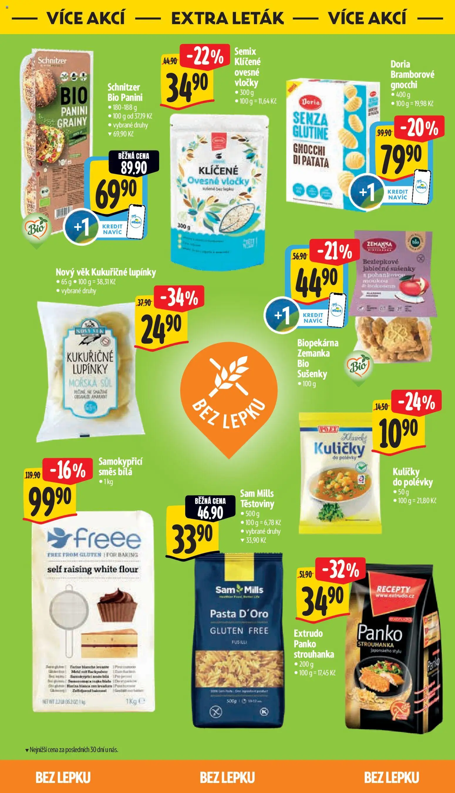 Albert leták - Hypermarket - Strakonice od 19.08.2026 | Strana: 46 | Produkty: Kuličky do polévky, Cookies, Gnocchi, Polévky