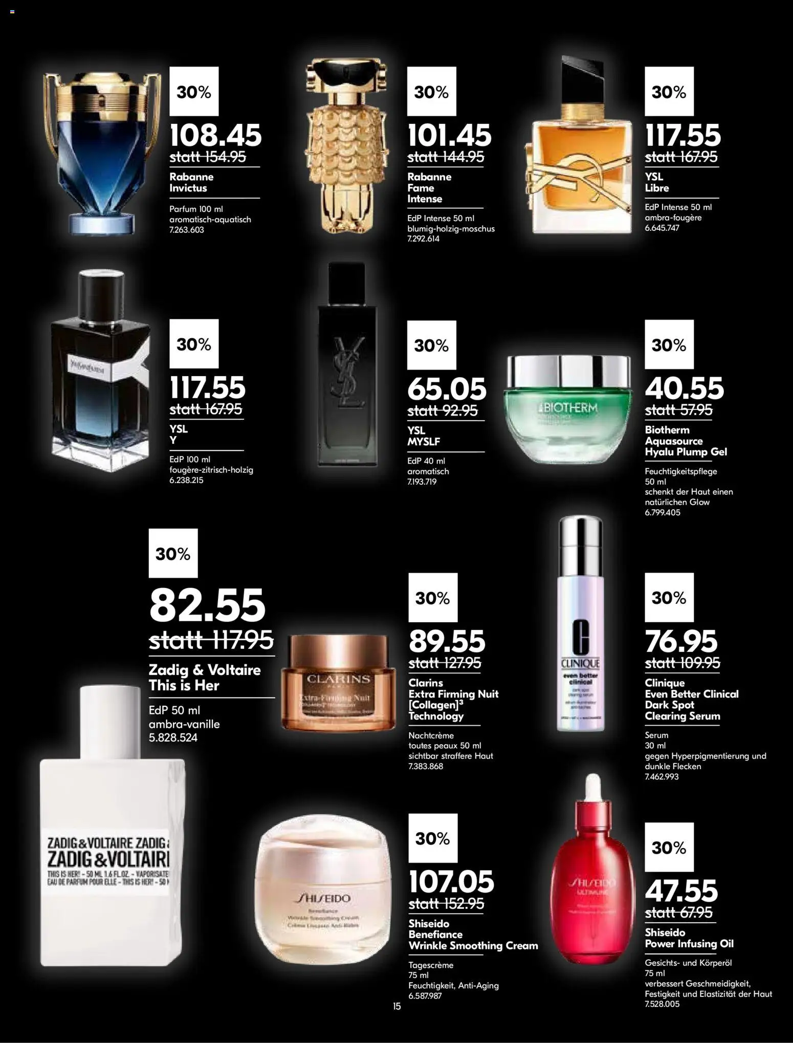 Import Parfumerie aktionen – gültig ab 20.08.2026 | Seite: 15 | Produkte: Serum, Parfüm, Tagescreme, Nachtcreme
