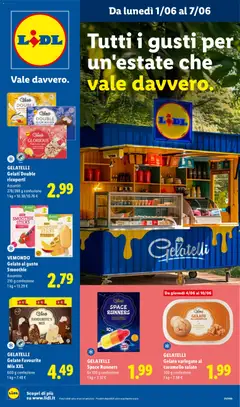 Anteprima del volantino Lidl volantino Gelato valido a partire dal 01.06.2026