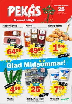 Pekås erbjudanden - Förhandsvisning av reklamblad från butik Pekås aktuell från 15.06.2026