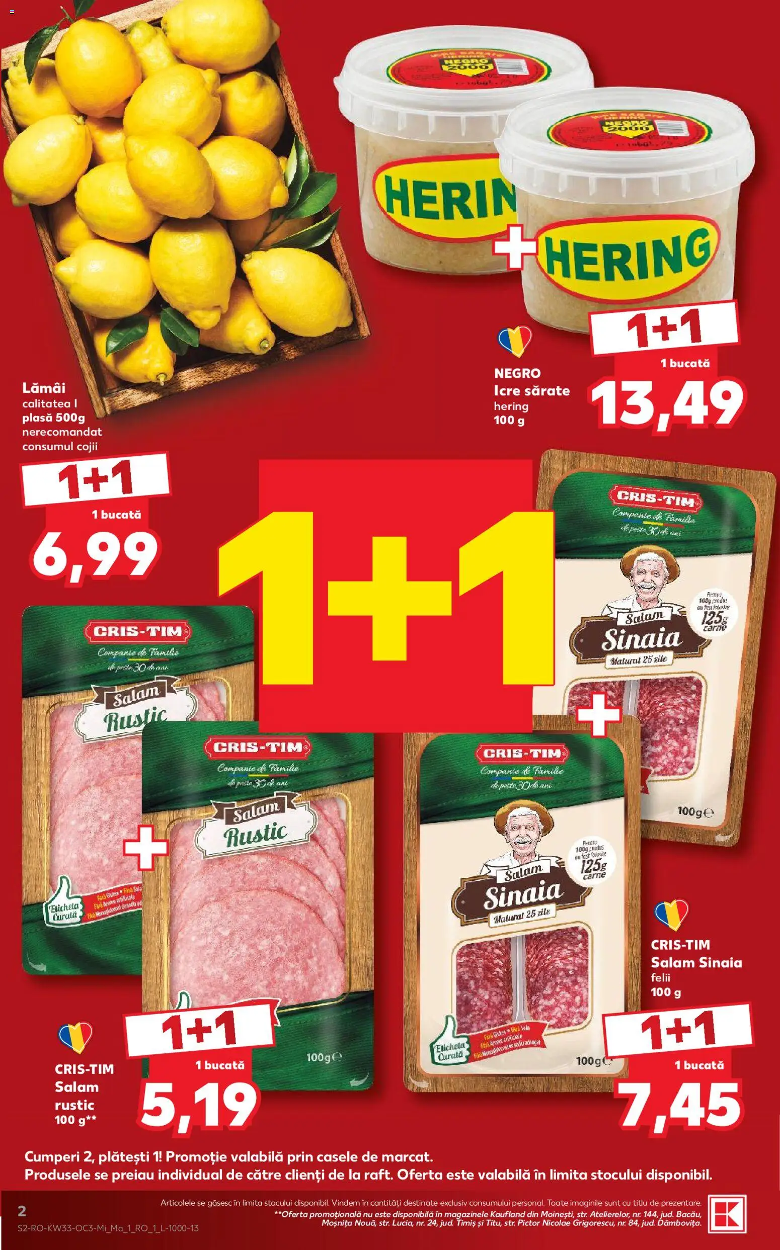 Noul catalog Kaufland – valabil de la 12.08.2026 | Pagină: 2 | Produse: Lamai, Salam