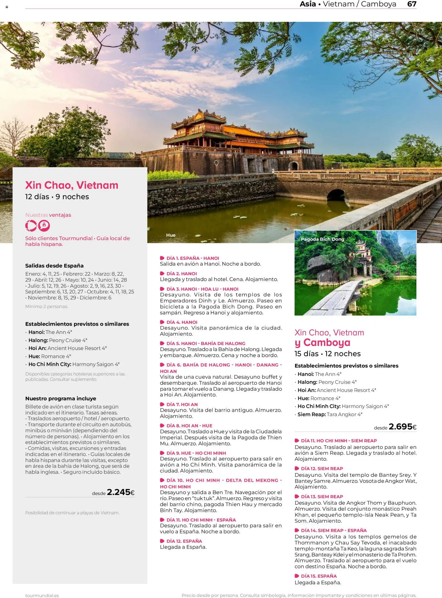 Viajes El Corte Inglés Asia y Oceanía │ válido desde el 01/01/2026 | Página: 67 | Productos: Bicicleta, Navegación