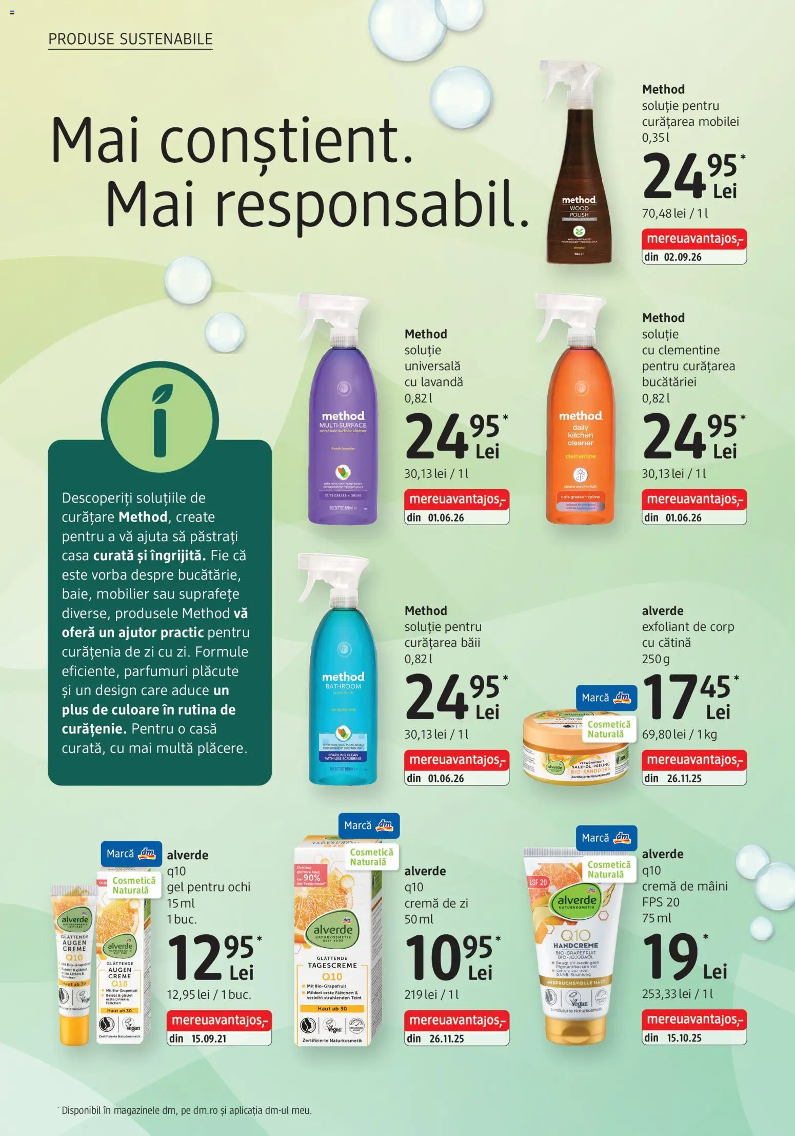 Noul catalog DM drogeriemarkt – valabil de la 01.10.2026 | Pagină: 22 | Produse: Ochi, Exfoliant, Cremă de mâini, Plus