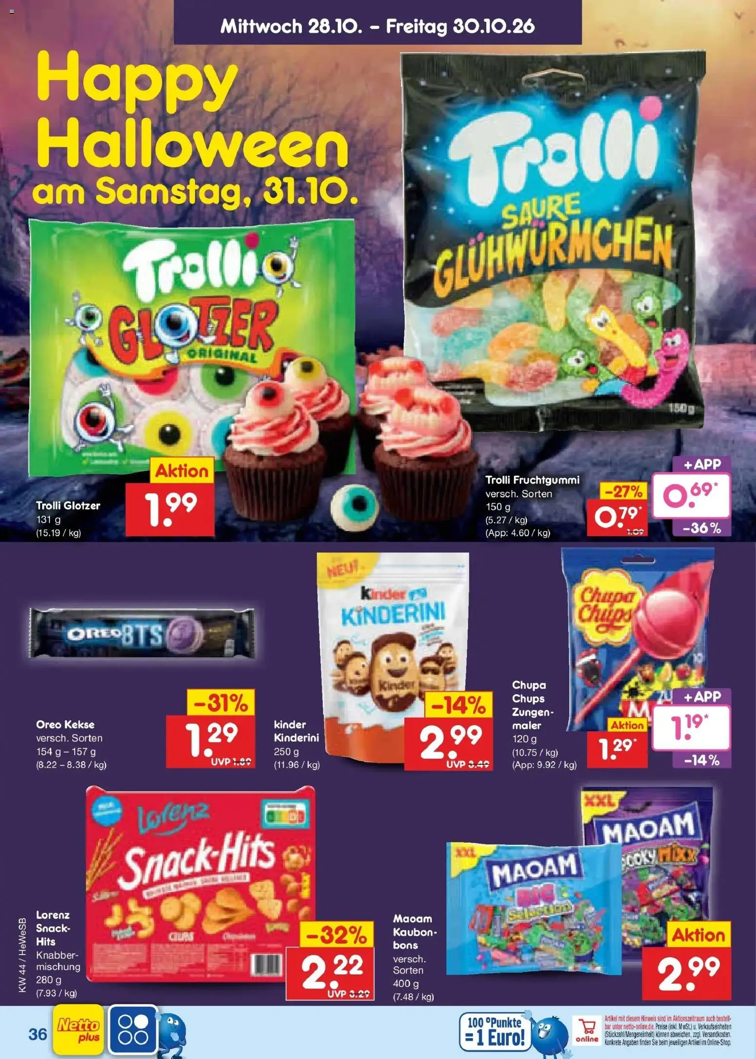 Netto Marken-Discount Prospekt Hamburg – gültig ab 26.10.2026 | Seite: 48 | Produkte: Chips, Kekse