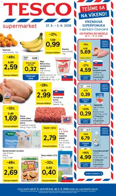Tesco leták platný od 27.05.2026