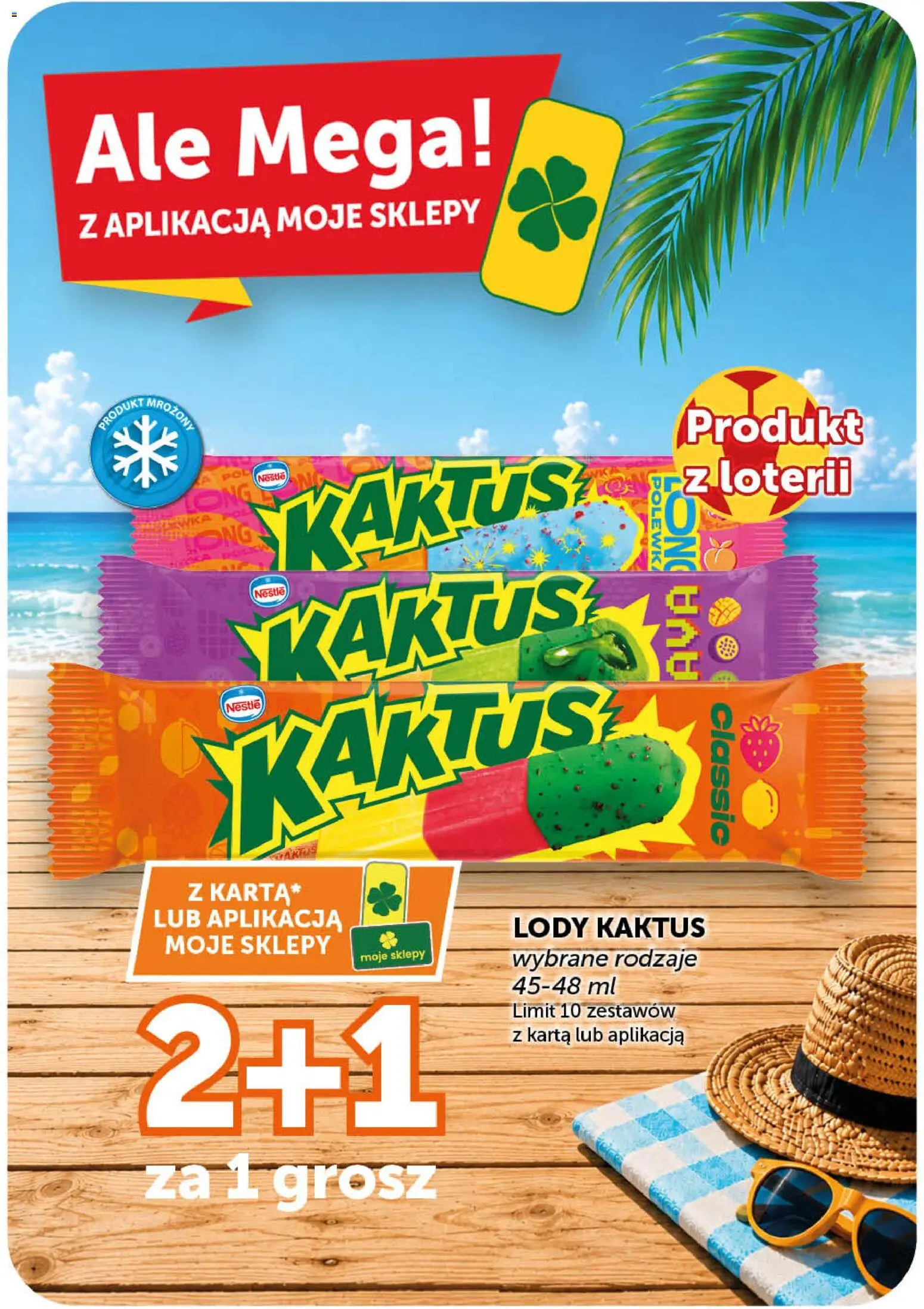 Groszek gazetka od 25.06.2026 | Strona: 3 | Produkty: Karta, Lody Kaktus, Lody