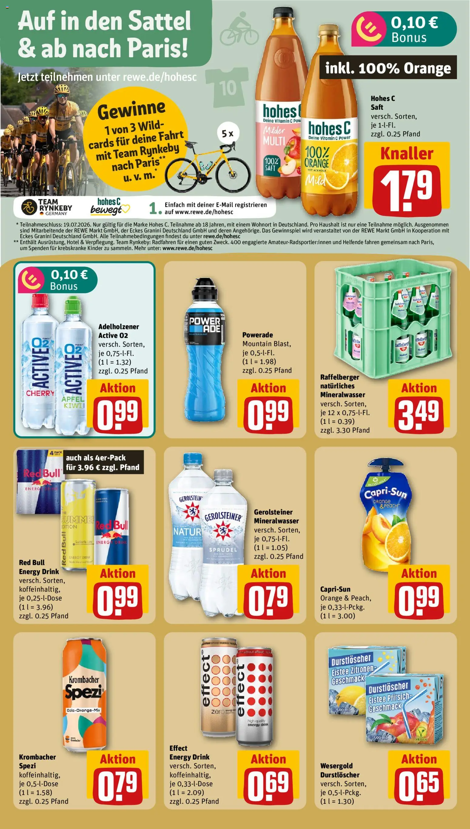 Rewe ihr Kaufpark Prospekt – gültig ab 13.07.2026 | Seite: 18 | Produkte: Äpfel, Powerade, Pfirsich, Krombacher