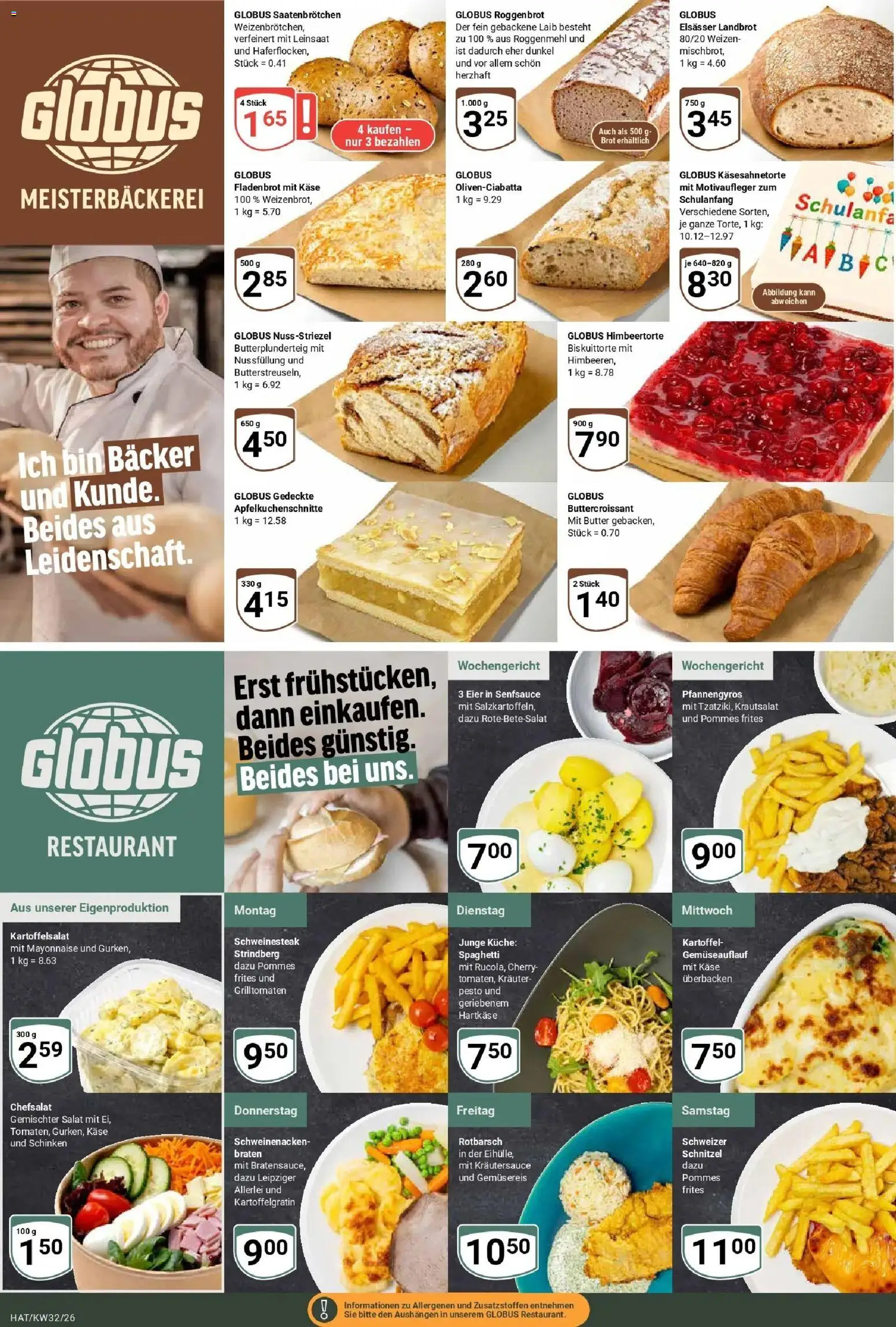 Globus Prospekt Hattersheim (ab 03.08.2026) » Angebote online | Seite: 9 | Produkte: Käse, Küche, Pommes frites, Mayonnaise
