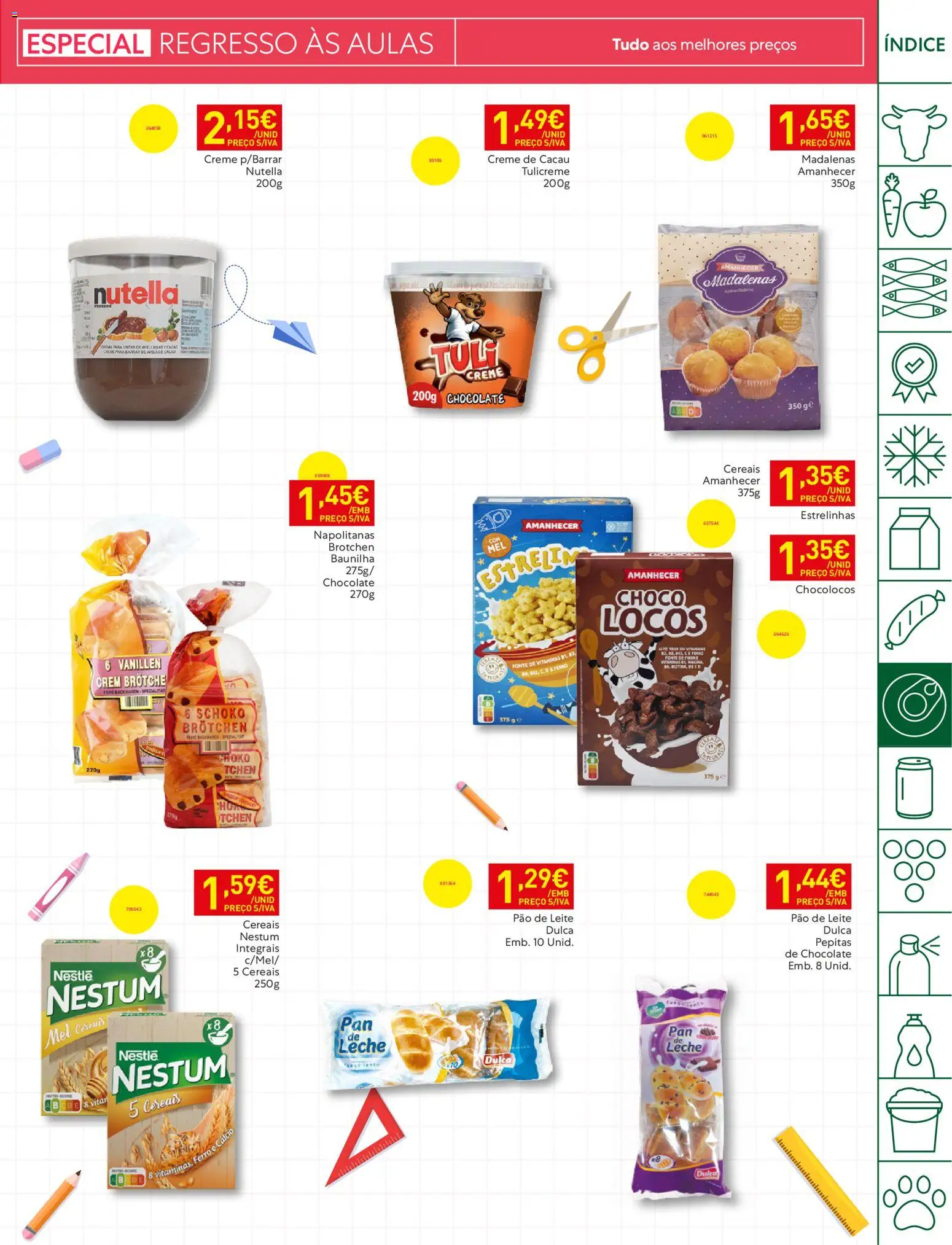 Recheio folheto Madeira │ válido de 25/08/2026 | Página: 21 | Produtos: Nutella, Leite, Chocolate, Creme