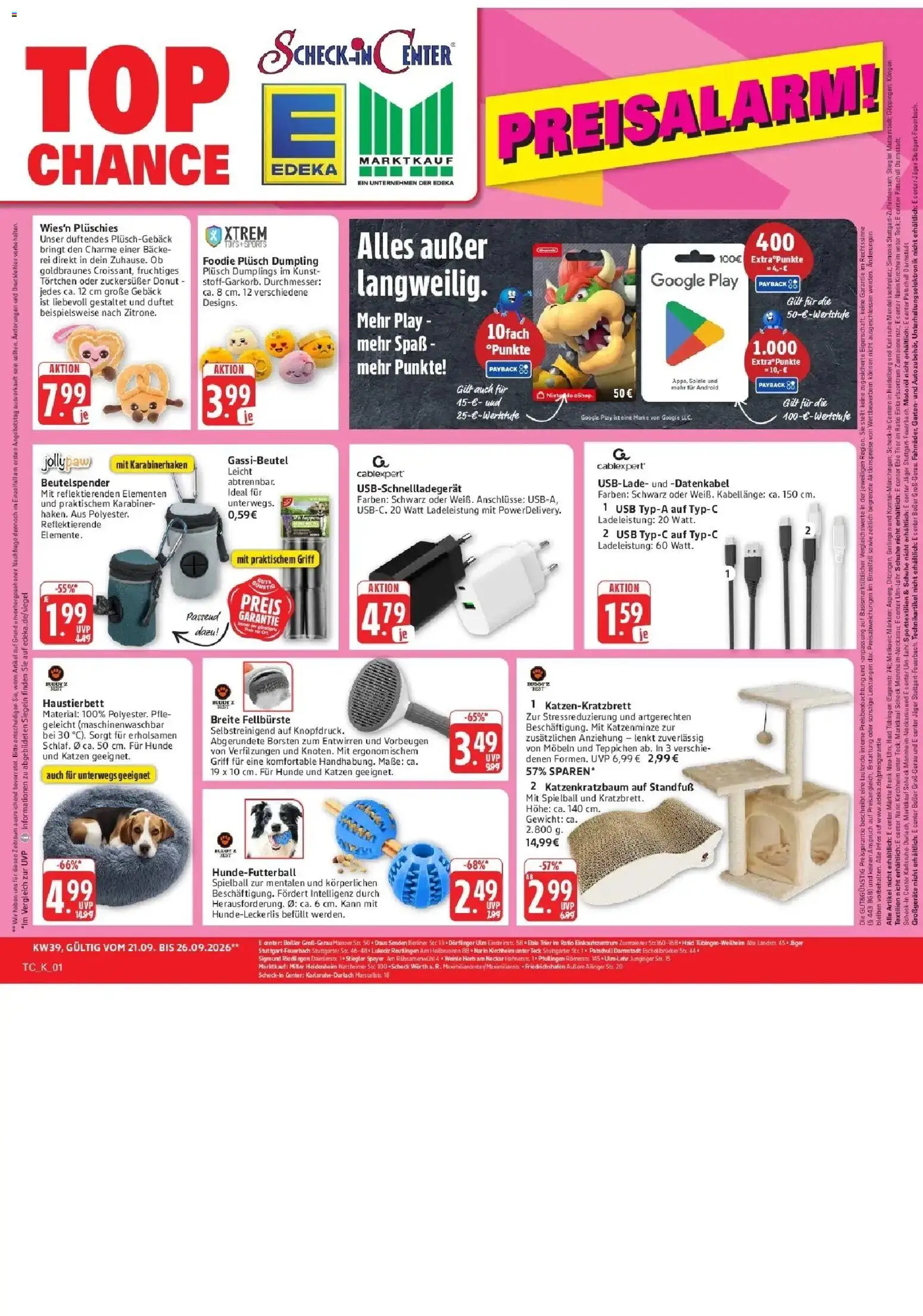 Edeka Prospekt Darmstadt (ab 21.09.2026) » Angebote Online | Seite: 55 | Produkte: Berliner, USB, Gewicht