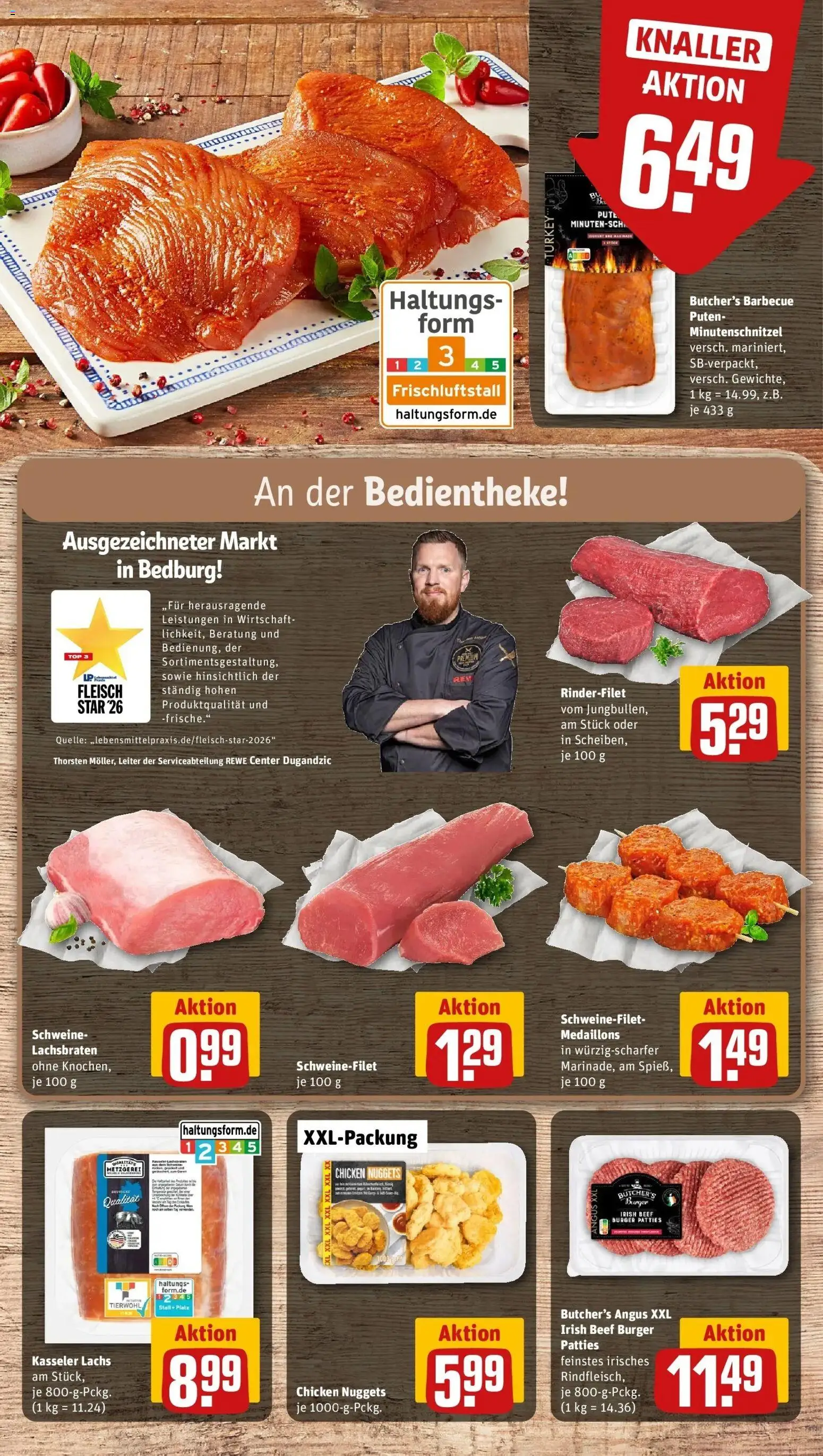 REWE Prospekt ab 14.09.2026 zum Blättern » Angebote | Seite: 6 | Produkte: Top, Pute, Burger, Lachs