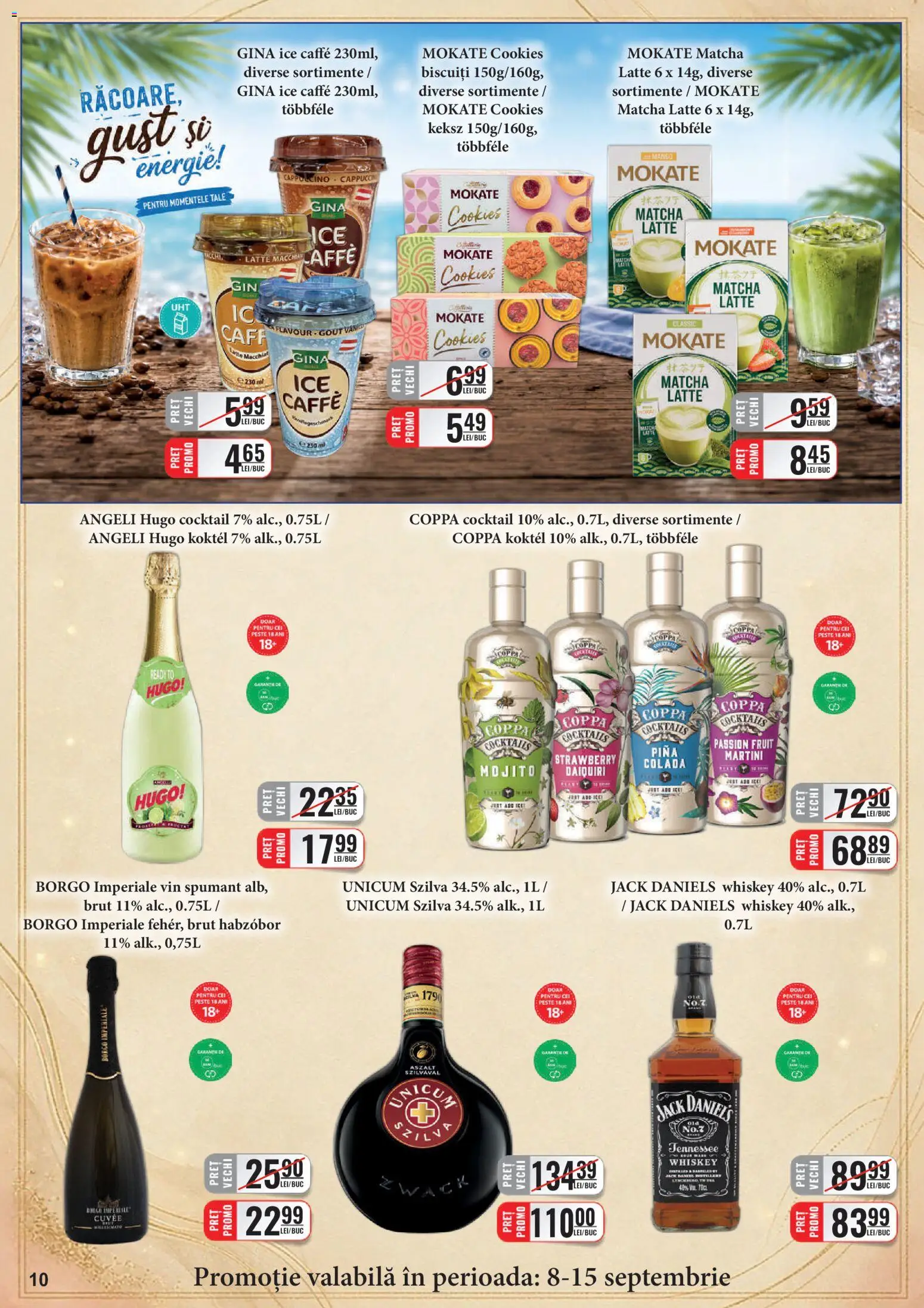 Noul catalog CBA – valabil de la 01.09.2026 | Pagină: 10 | Produse: Cocktail, Whiskey, Mango, Hugo