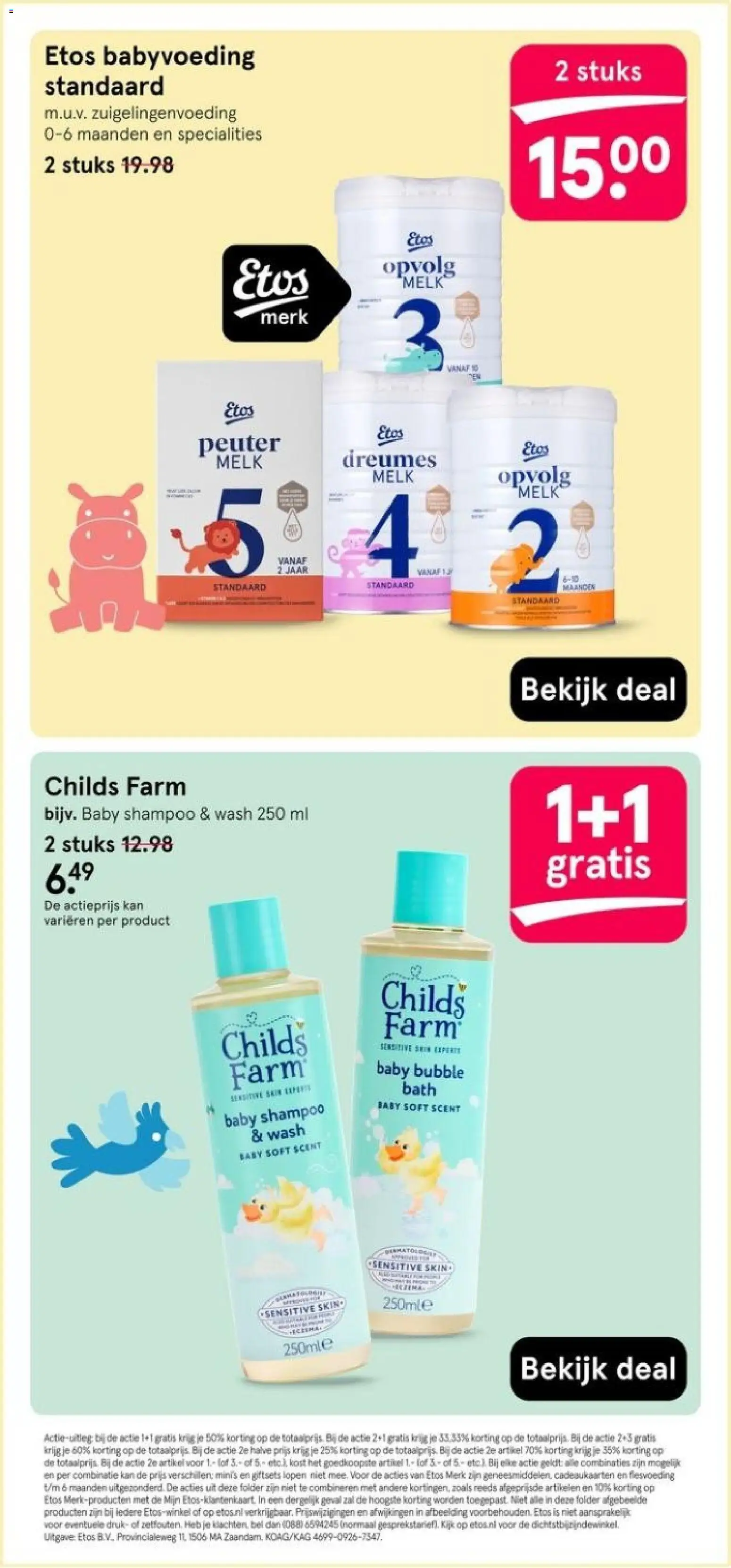 {H1} | Pagina: 69 | Producten: Melk, Kan, Babyvoeding, Shampoo