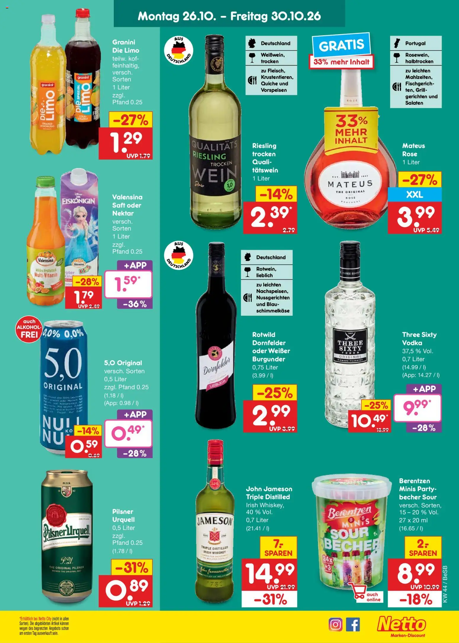 Netto Marken-Discount Prospekt – gültig ab 26.10.2026 | Seite: 33