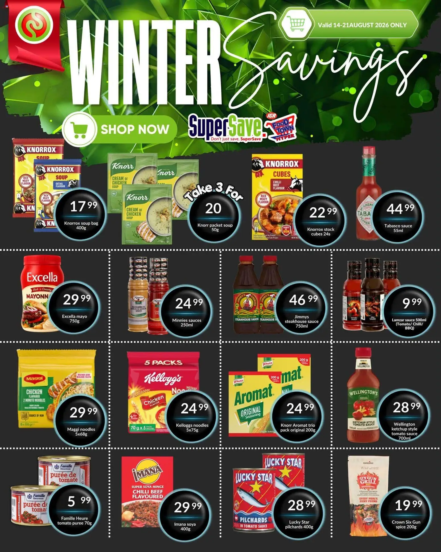 New Super Save catalogue – valid from 18/08/2026 | Page: 35 | Products: Tomato sauce, Soup, Sauce, Lemon