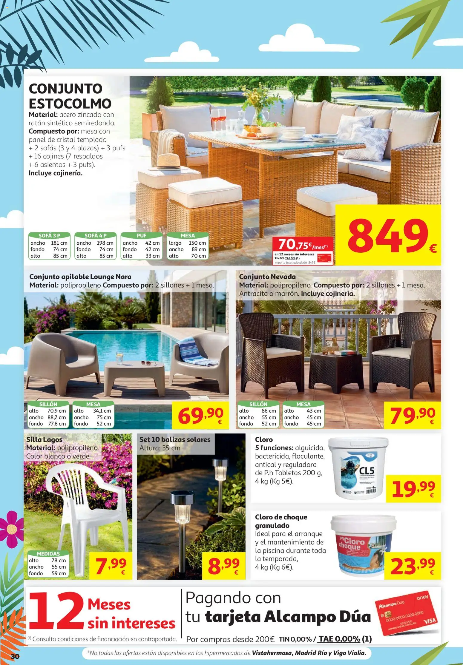 Alcampo - HG Unico │ válido desde el 16.06.2026 | Página: 30 | Productos: Sofá, Sillón, Mesa, Silla