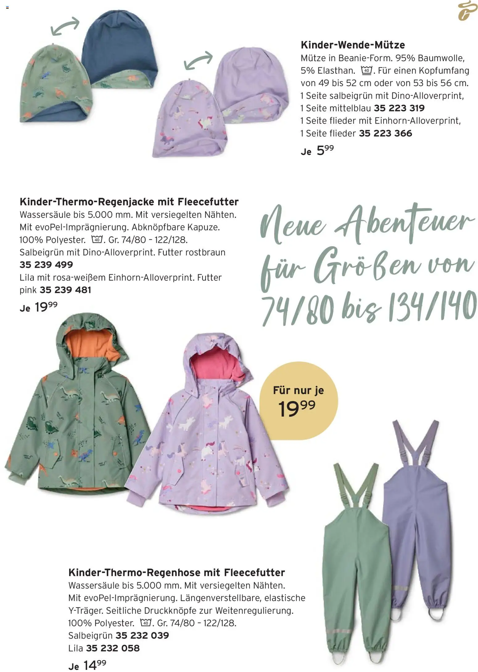 Prospekt Tchibo Kids Rain – gültig ab 09.09.2026 | Seite: 3