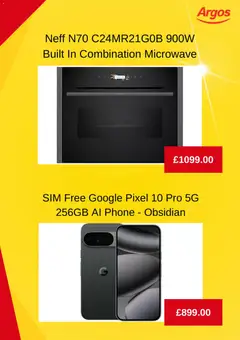 Preview of Argos - Weekly offers valid from 05.05.2026 | Page: 6 | Products: Microwave, Phone