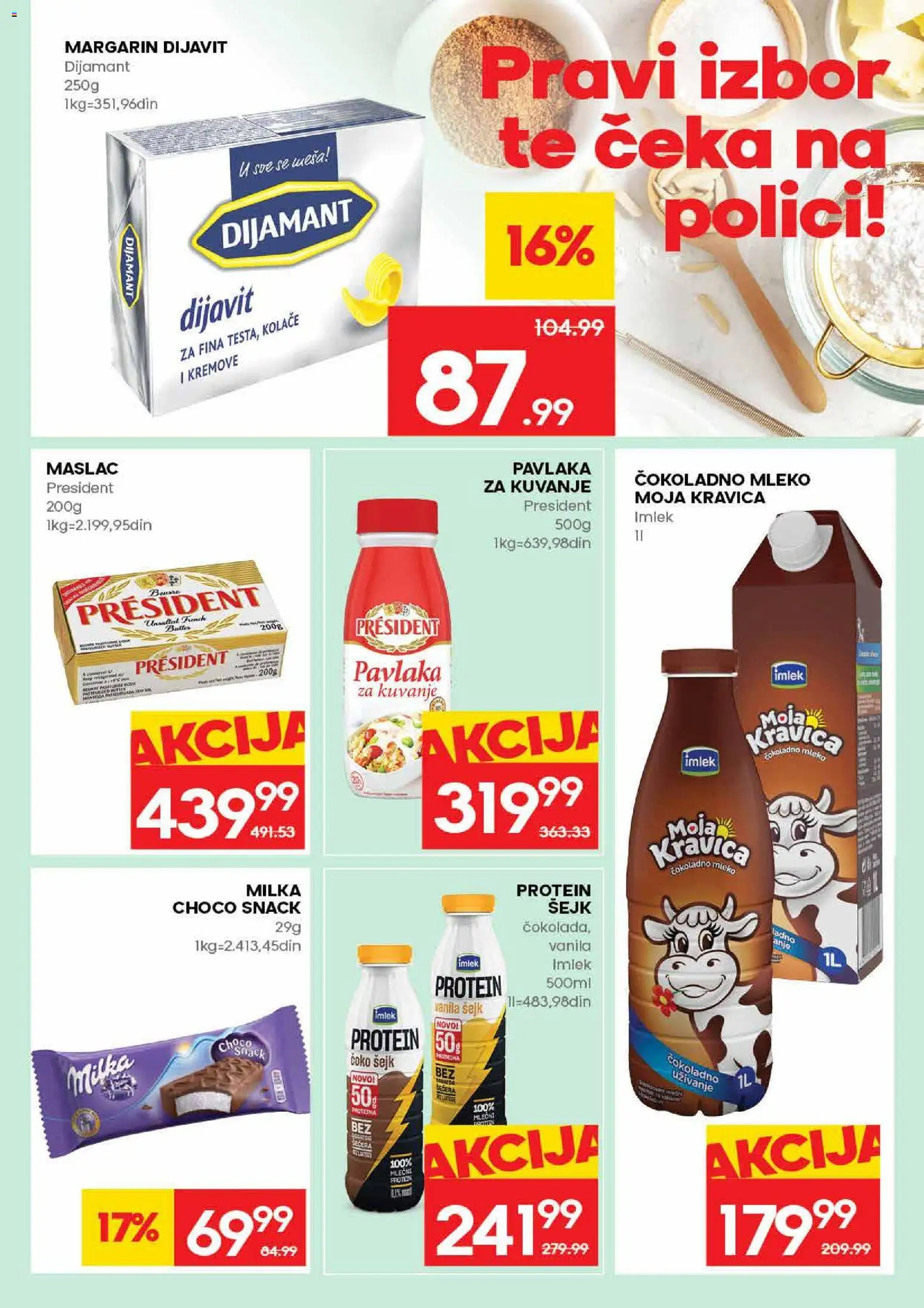 Idea katalog - važi od 21.05.2026 | Strana: 11 | Proizvode: Maslac, Milka, Čokoladno mleko, Moja kravica