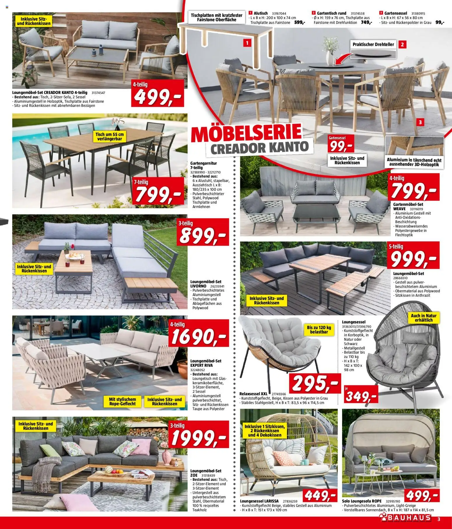 Bauhaus Prospekt aktuell gültig ab 22.07.2026 | Seite: 3