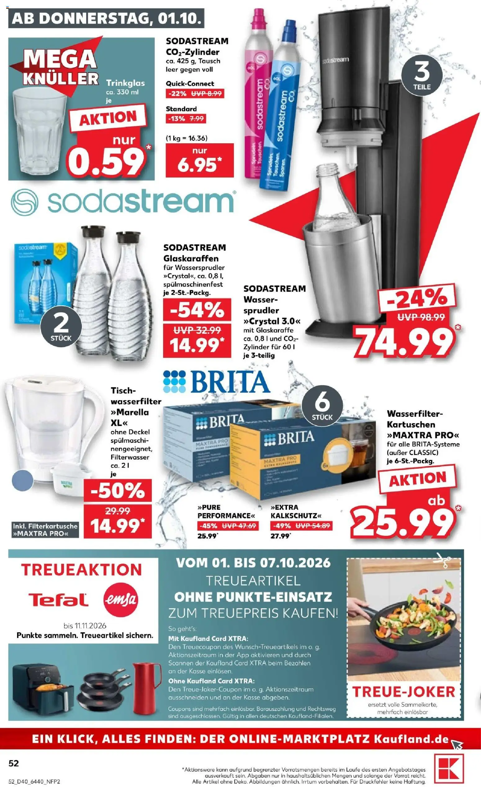 Kaufland Prospekt Hannover – gültig ab 01.10.2026 | Seite: 56 | Produkte: Tisch, Wasser, Sodastream