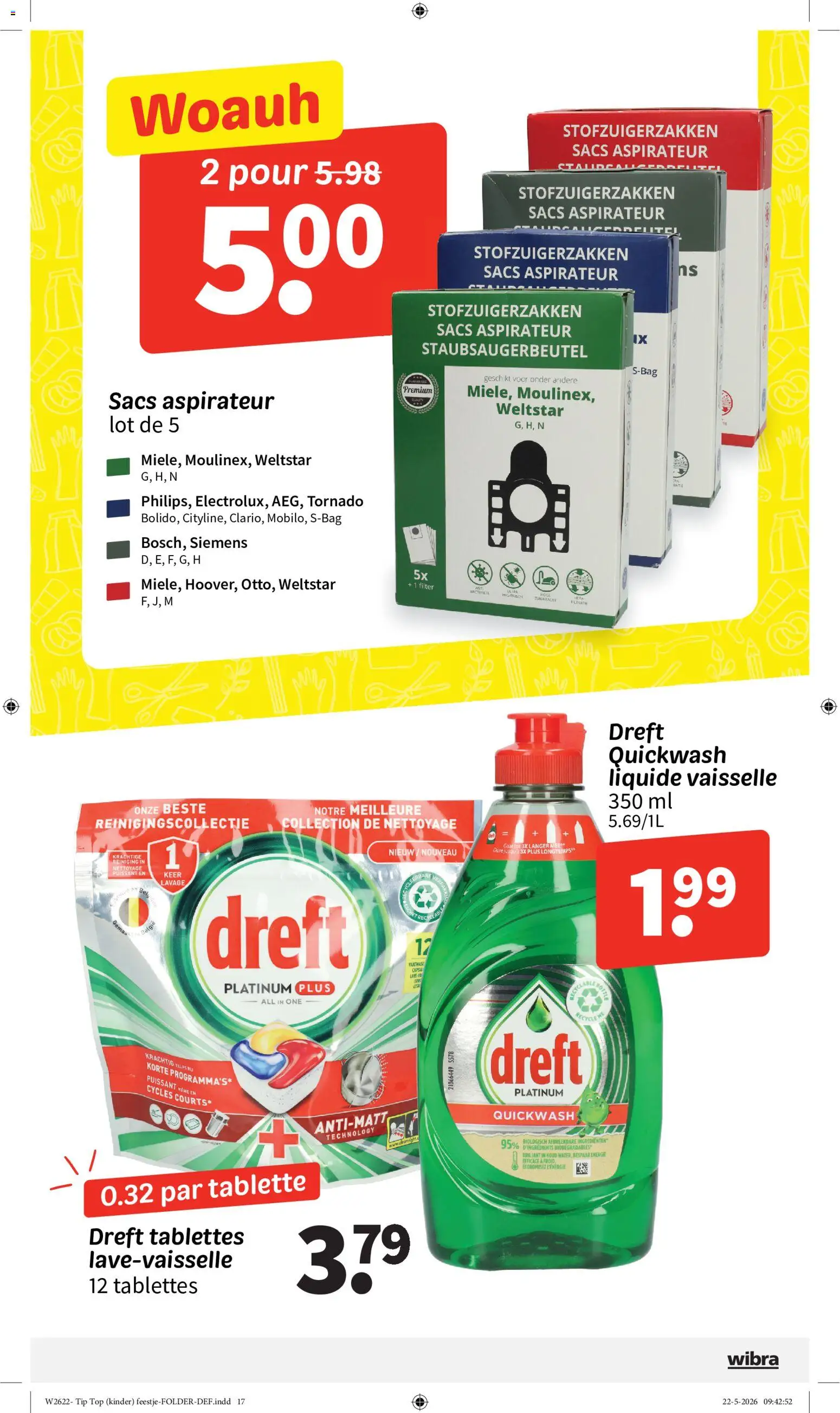 {H1} | Page: 17 | Produits: Tablette, Aspirateur, Liquide vaisselle