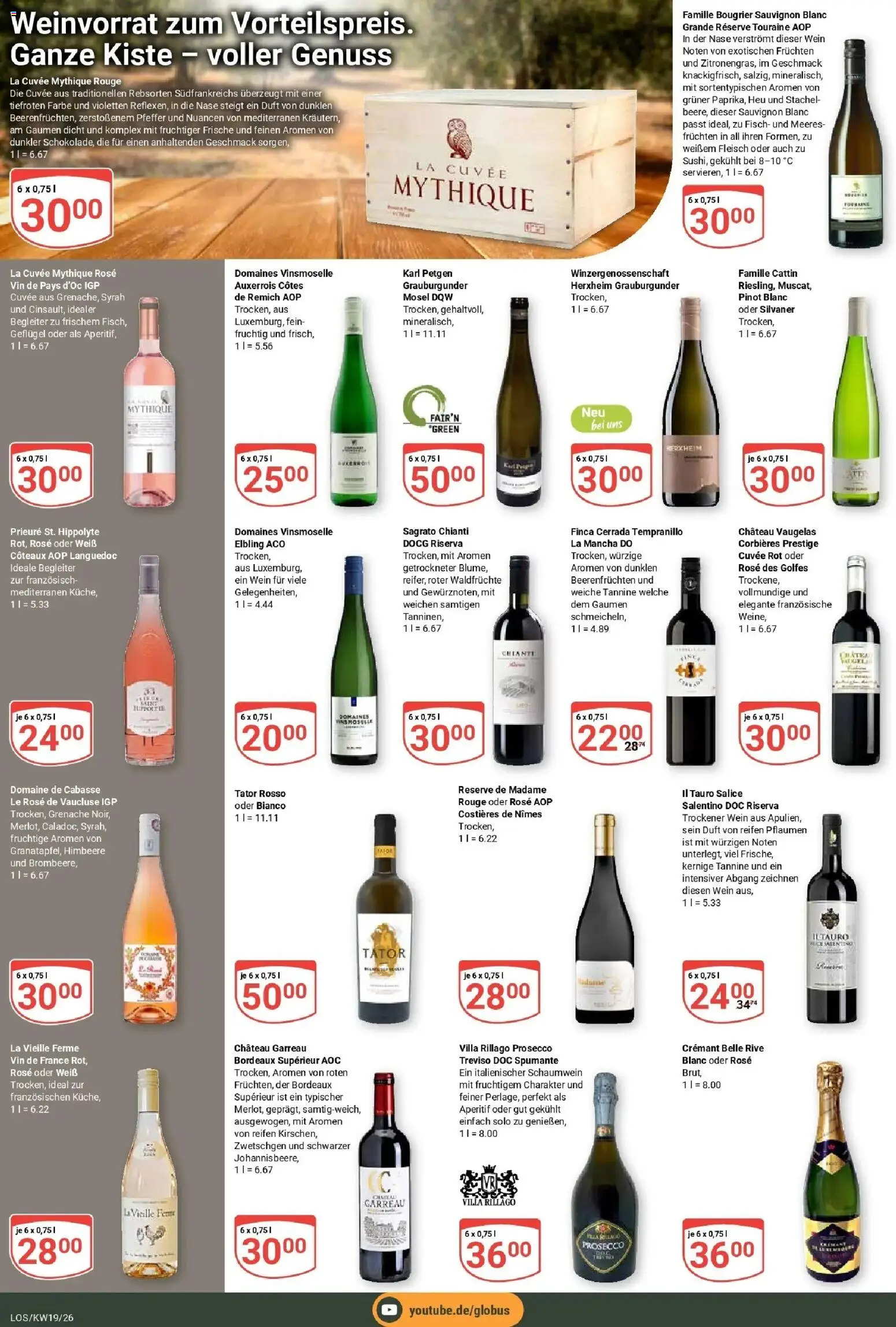 Globus Prospekt Losheim Am See	 – gültig ab 04.05.2026 | Seite: 22 | Produkte: Rouge, Prosecco, Himbeere, Wein