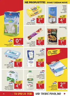 PRESIDENT Zagrebački sir, svježi, 375g, 1kg=6,37EUR - Pregled kataloga iz trgovine Konzum, vrijedi od 20.05.2026 | Stranica: 20