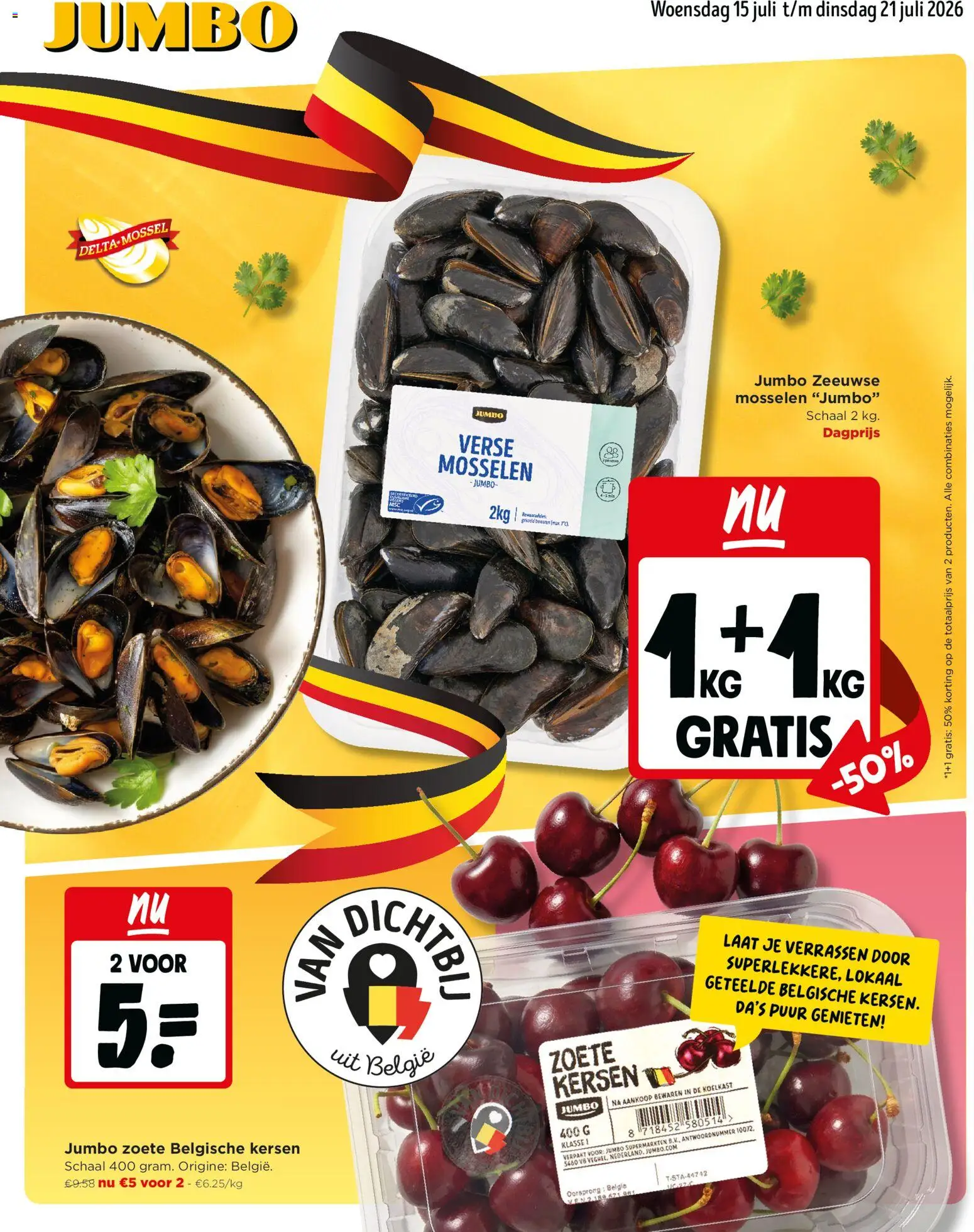 {H1} | Pagina: 1 | Producten: Mosselen, Koelkast, Kersen, Schaal