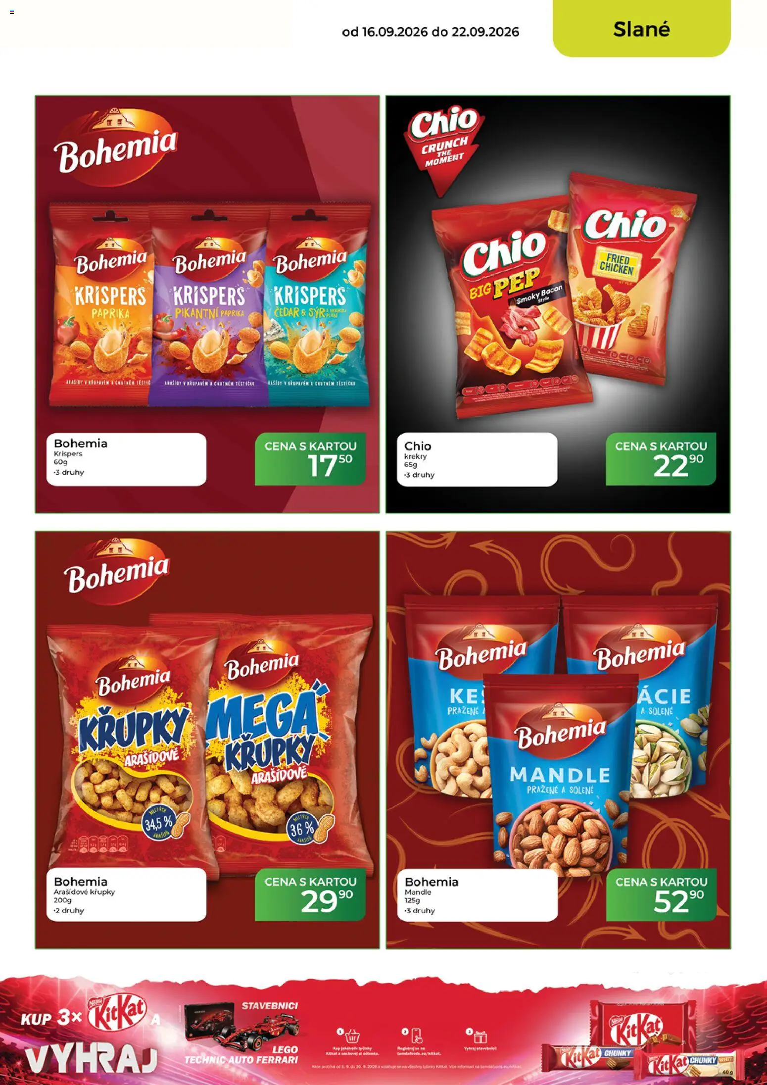 Tamda Foods leták od 16.09.2026 | Strana: 37 | Produkty: LEGO, Krekry, Čedar, Mandle