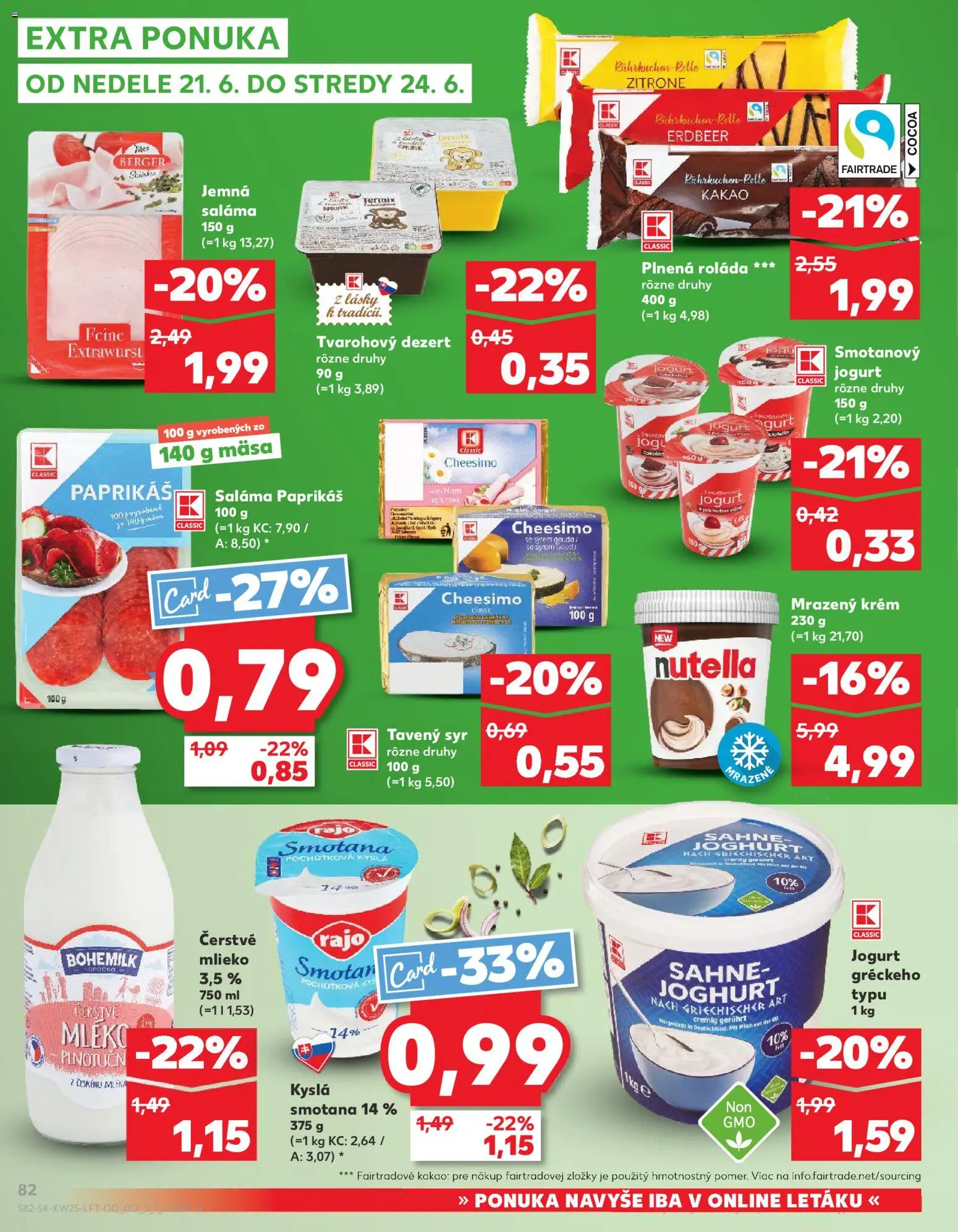 Nové Kaufland akcie – leták je platný od 18.06.2026 | Strana: 82