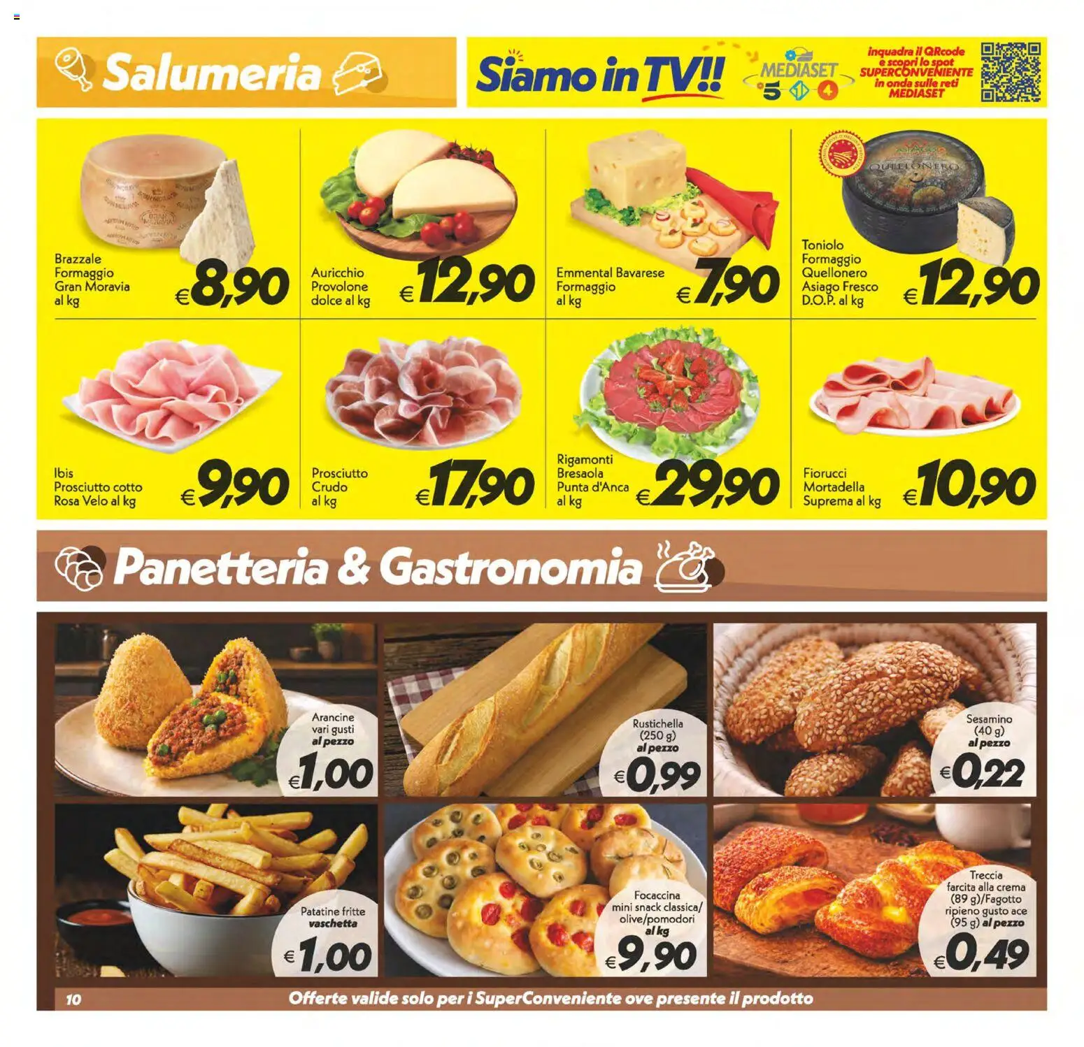 Volantino SuperConveniente del 29.05.2026 | Pagina: 10 | Prodotti: Bresaola, Patatine, Prosciutto, Emmental