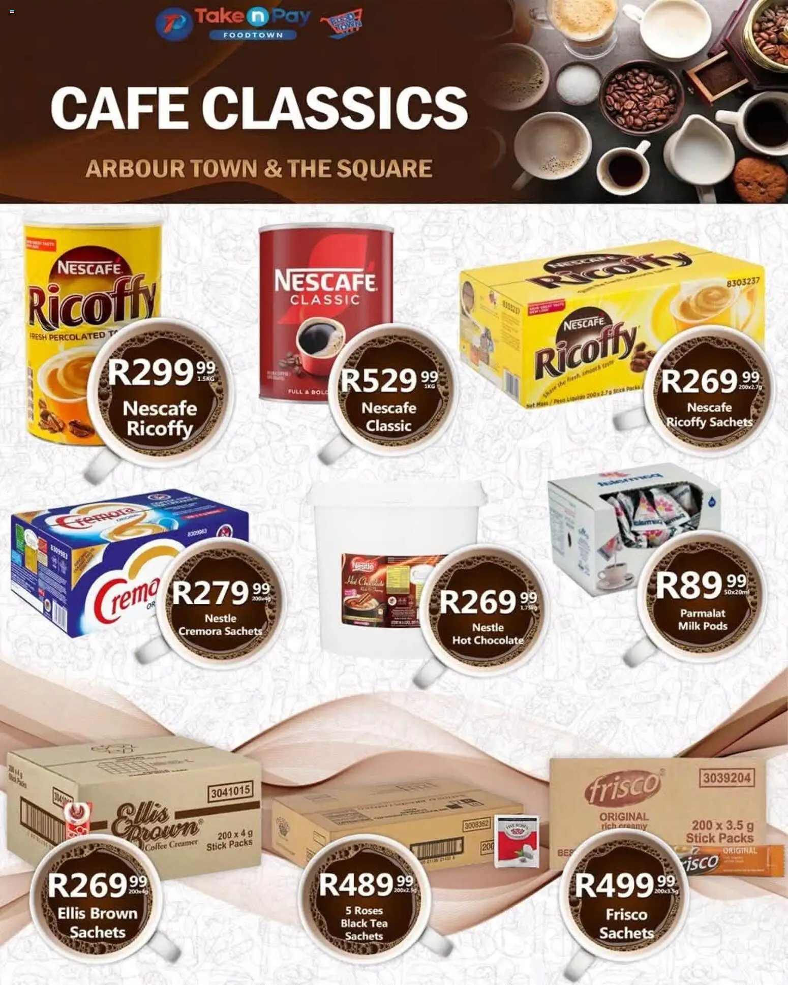 New Take n Pay catalogue – valid from 05/10/2026 | Page: 14 | Products: Frisco, Coffee, Black Tea, Tea