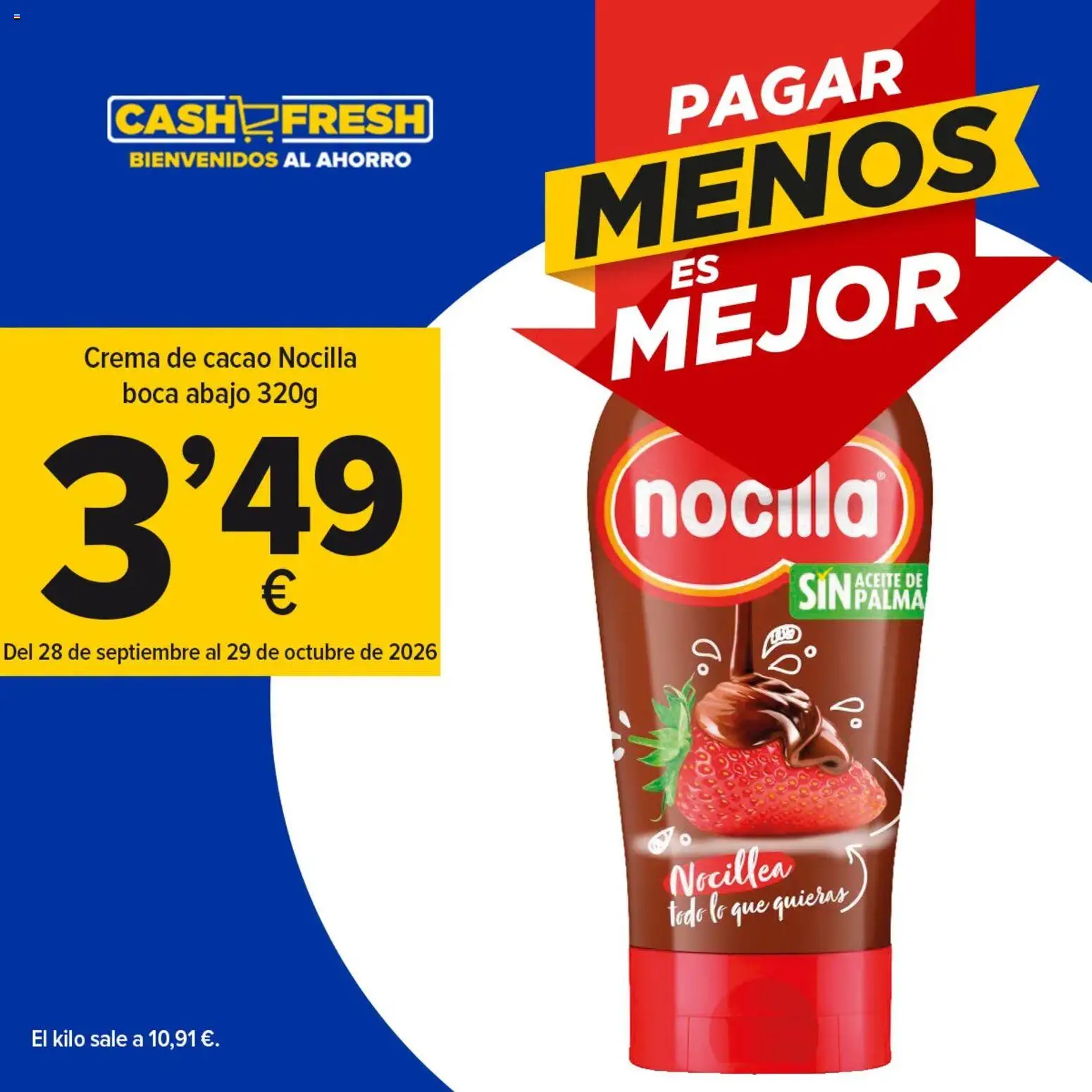 Cash Fresh Disfruta de tus marcas TOP favoritas y endulza tus momentos sin rascarte el bolsillo. │ válido desde el 28/09/2026 | Página: 3 | Productos: Aceite, Crema de cacao, Crema, Cacao