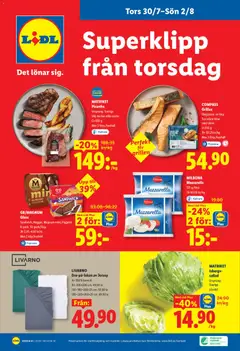 Lidl erbjudanden - Förhandsvisning av reklamblad från butik Lidl aktuell från 27/07/2026 | Sida: 29 | Produkter: Grill, Piggelin, Lax, Glass