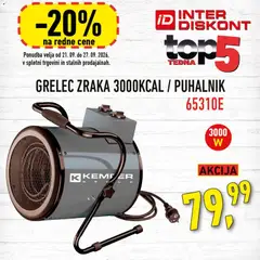 Inter Diskont katalog akcije – veljaven od 21.09.2026 | Stran: 5 | Izdelki: Grelec