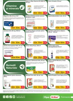 Ofertele Dr.Max valabile de la 01.10.2026 | Pagină: 7 | Produse: Balsam, Sirop, Apă, Dezinfectant