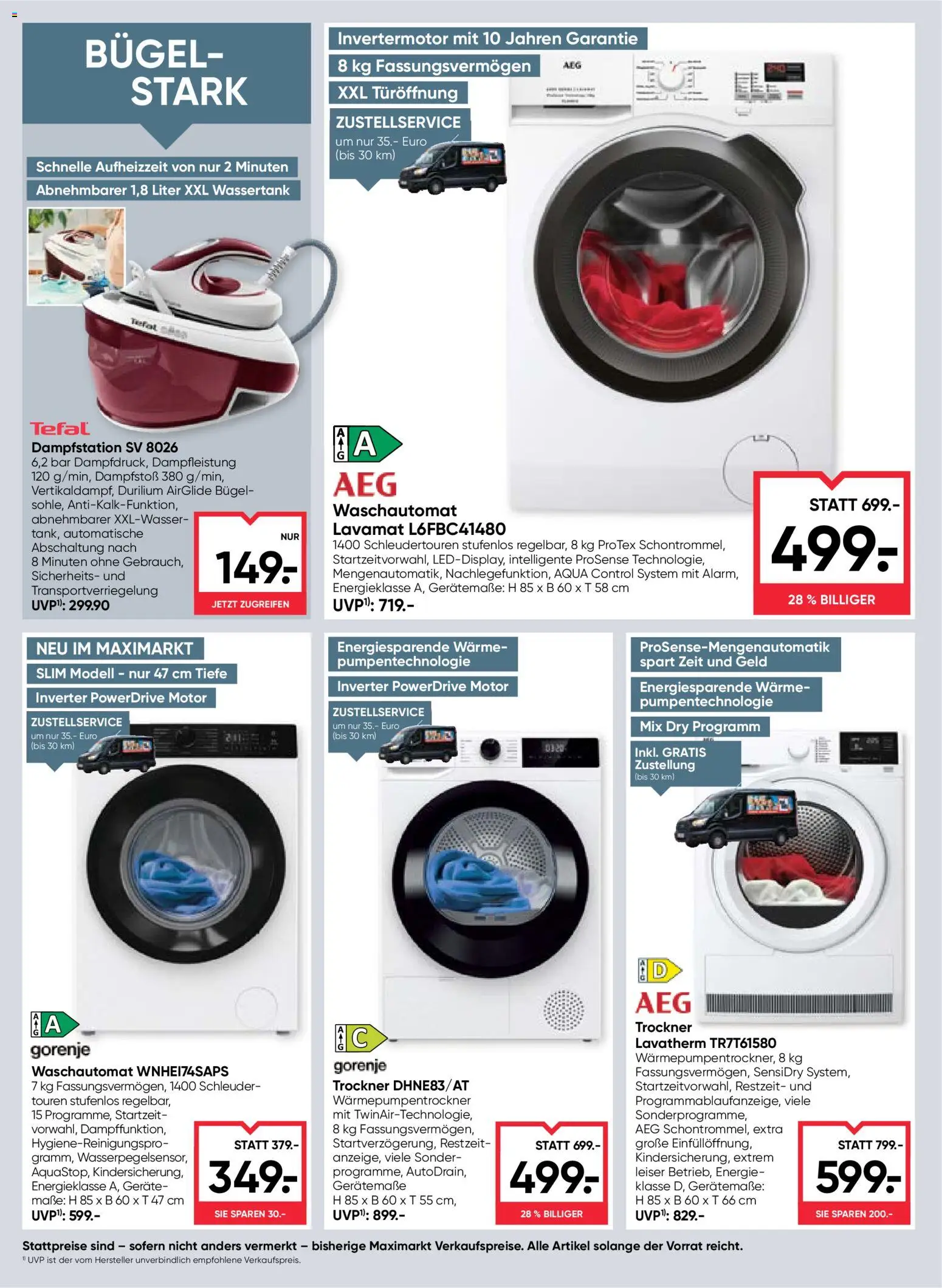 Maximarkt Flugblatt gültig ab 18.06.2026 | Seite: 20 | Produkte: Trockner