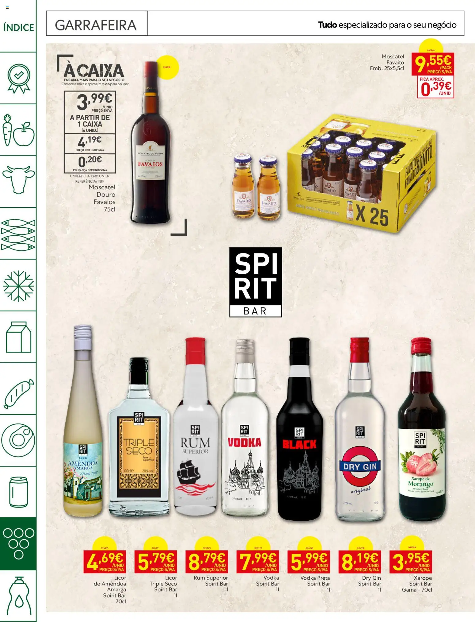 Recheio Horeca Madeira │ válido de 01/09/2026 | Página: 22 | Produtos: Rum, Licor, Xarope, Vodka