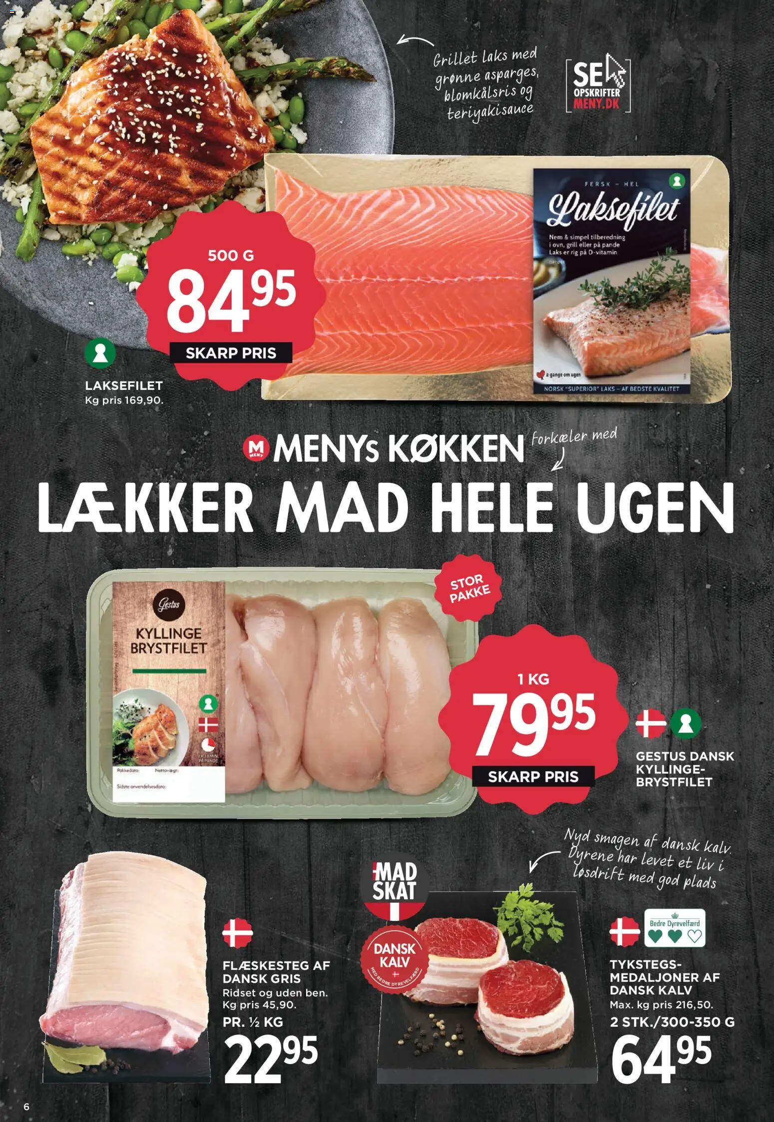 Meny tilbudsavis – gyldig fra 17/07/2026 | Side: 9 | Produkter: Flæskesteg, Grill, Laks
