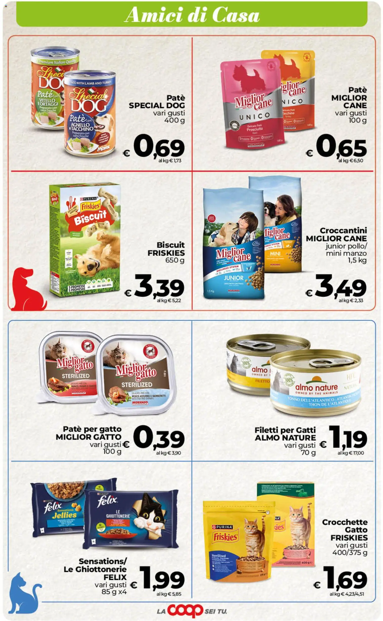 Volantino COOP del 22/09/2026 | Pagina: 40 | Prodotti: Pesce, Vitello, Agnello, Gamberetti