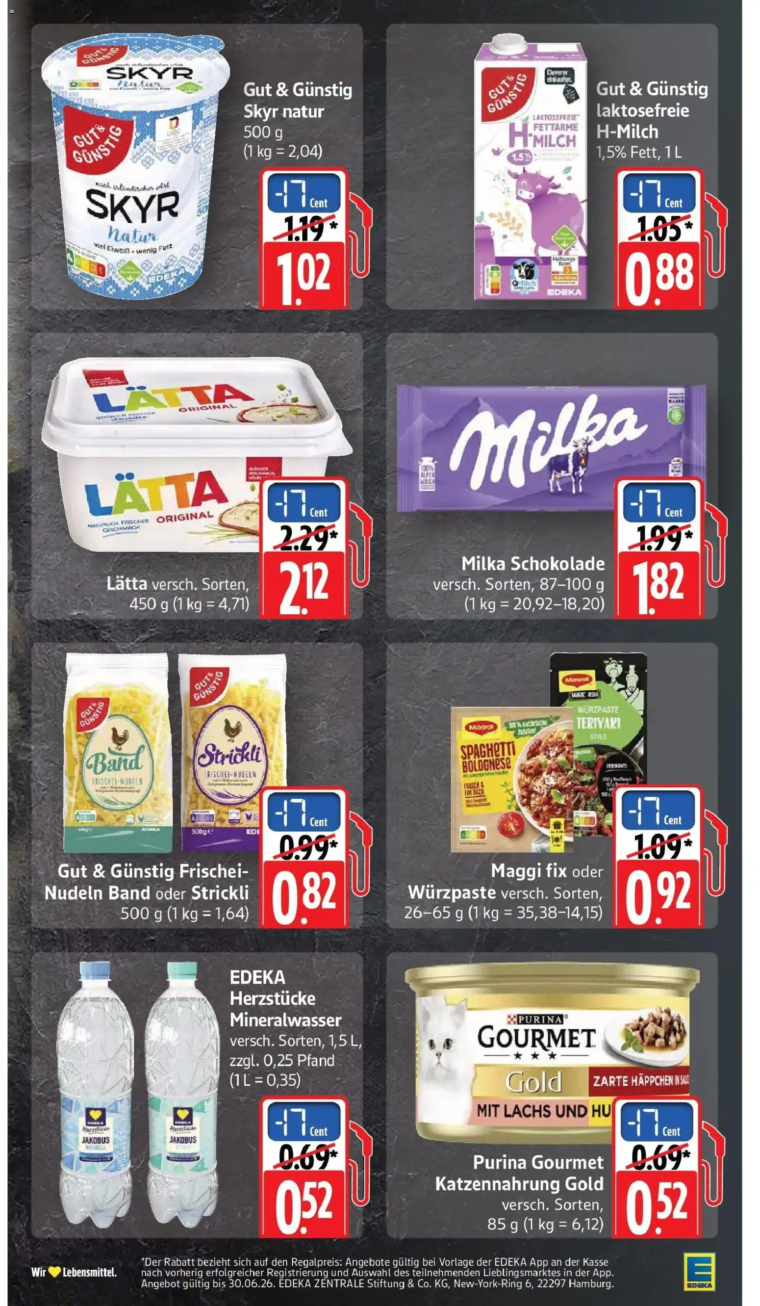 Edeka prospekt Pirmasens – gültig ab 08.06.2026 | Seite: 26 | Produkte: Maggi, Schokolade, Skyr, Lachs