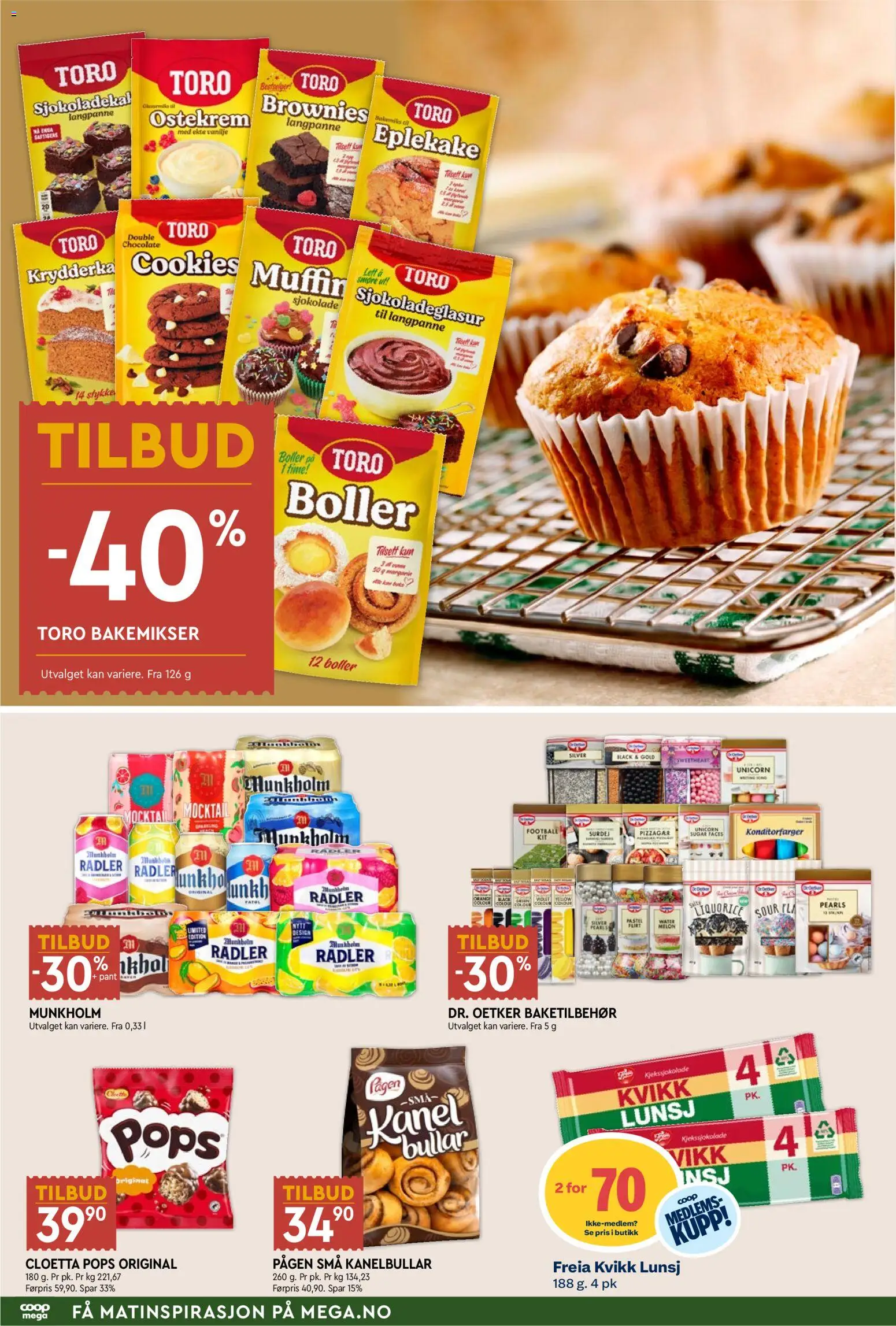 {H1} | Side: 6 | Produkter: Kanel, Sjokolade, 1, Munkholm