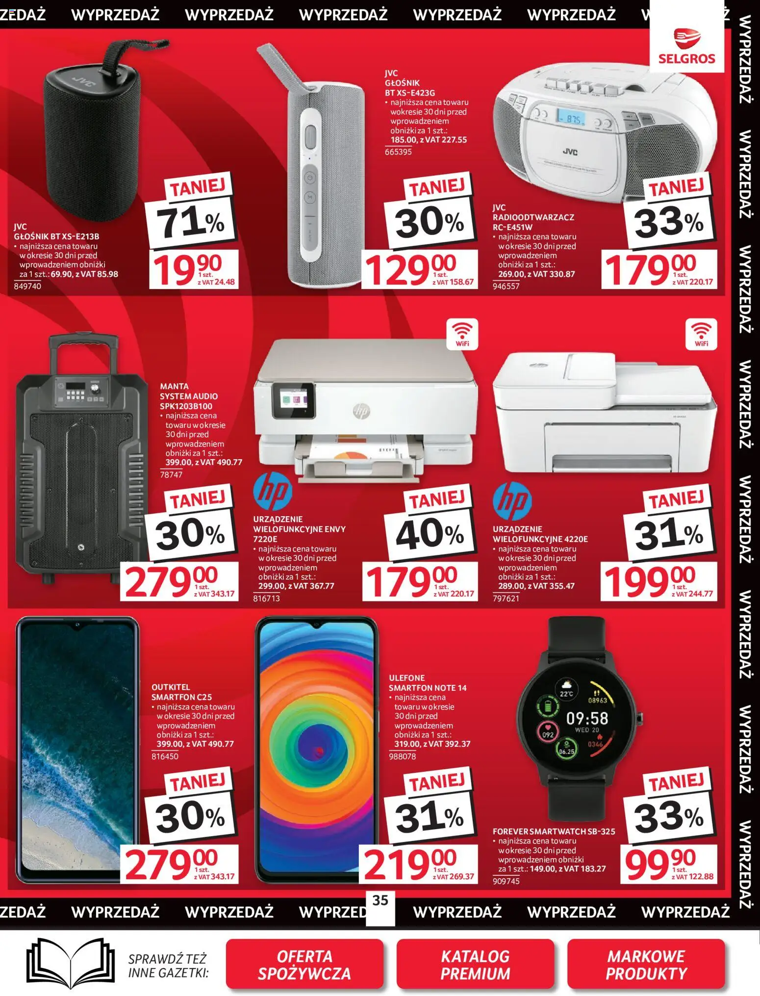 Selgros cash&carry gazetka - Oferta przemysłowa od 02.06.2026 | Strona: 38 | Produkty: Smartfon, Audio, Głośnik, Smartwatch